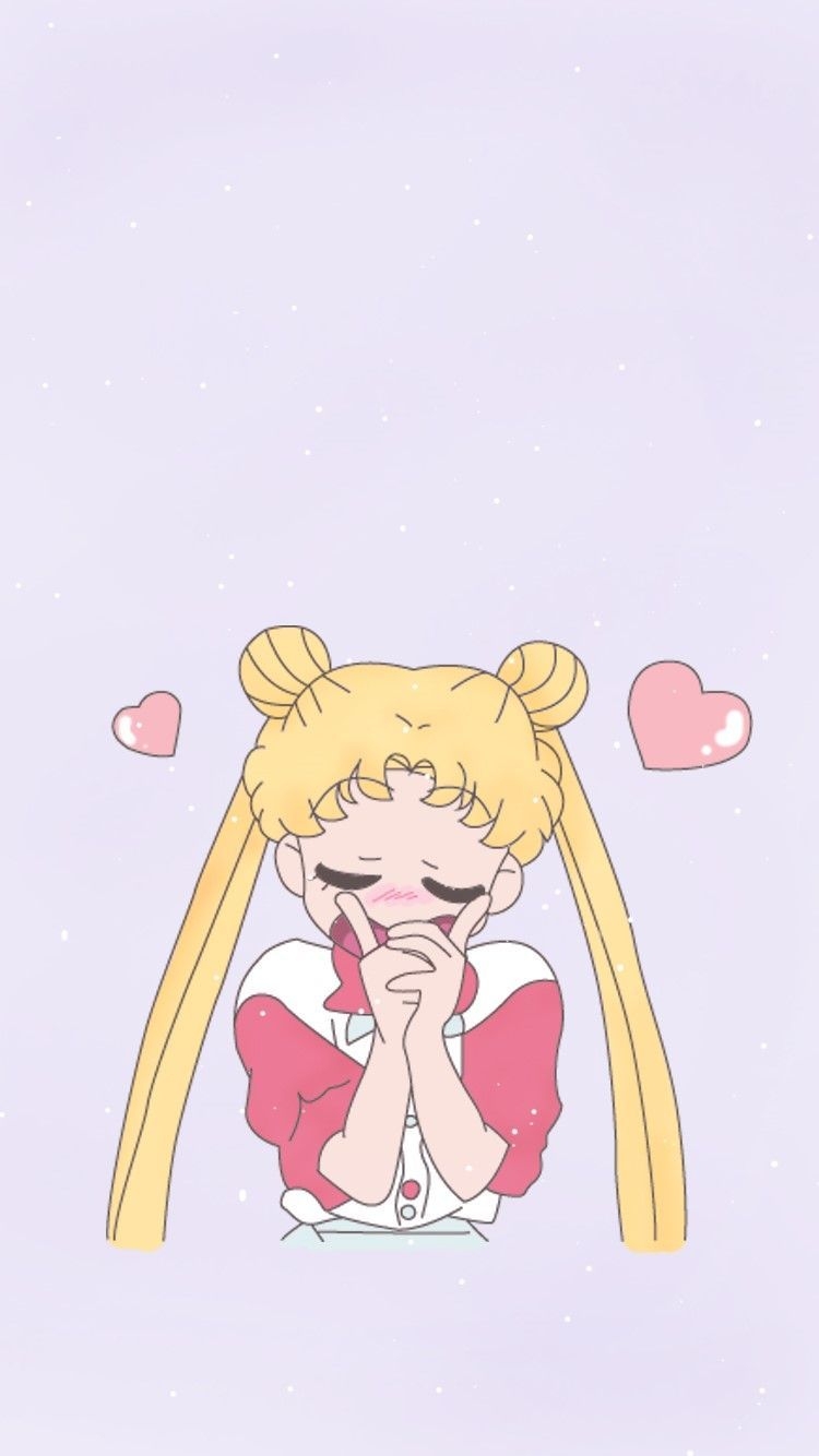 750x1340 Kawaii Sailor Moon iPhone Wallpaper. ipcwallpaper. Sailor moon wallpaper, Sailor moon art, Sailor moon background, Phone