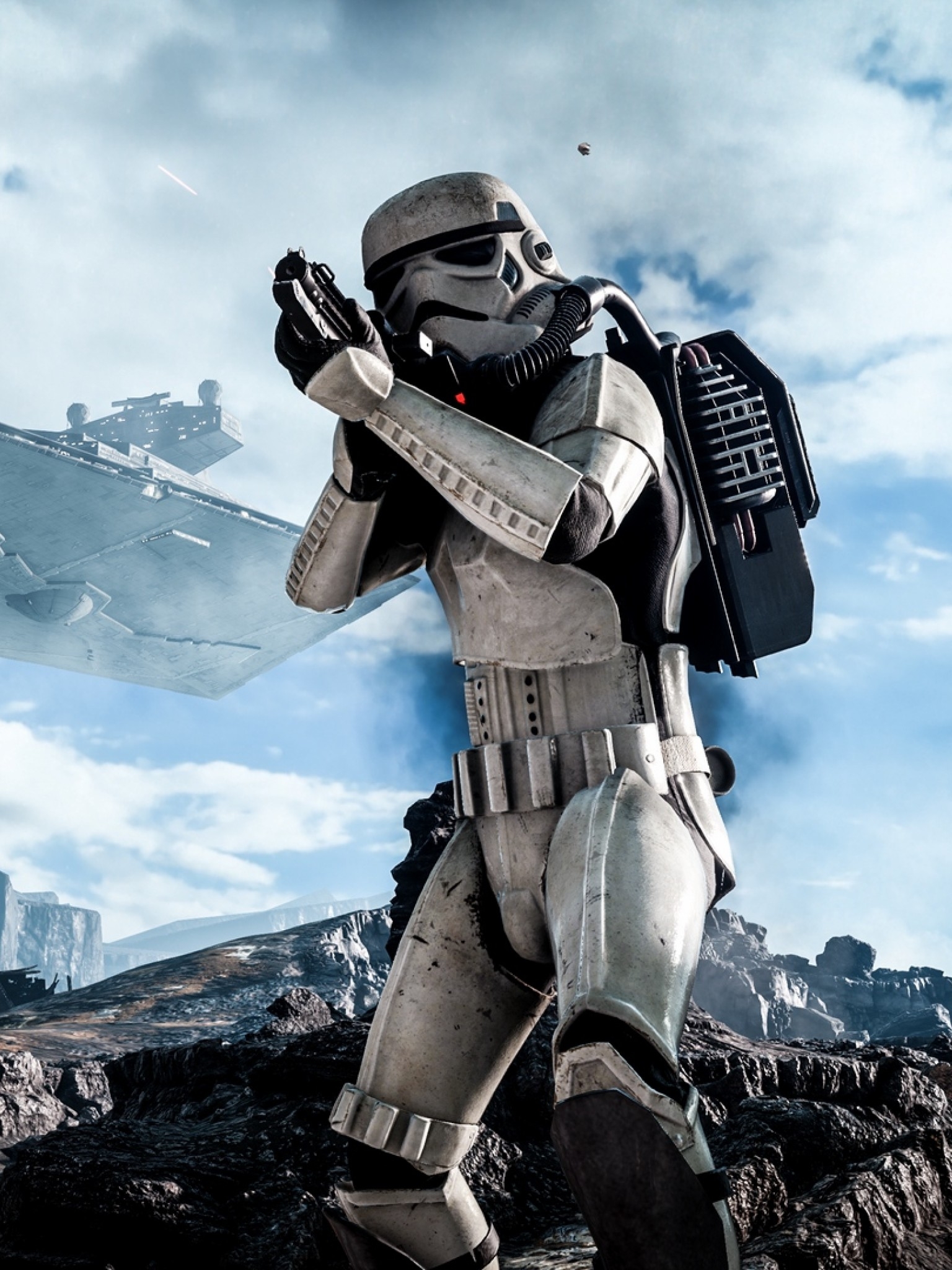 1540x2050 Star Wars Warrior HD Wallpaper Retina iPad, Phone