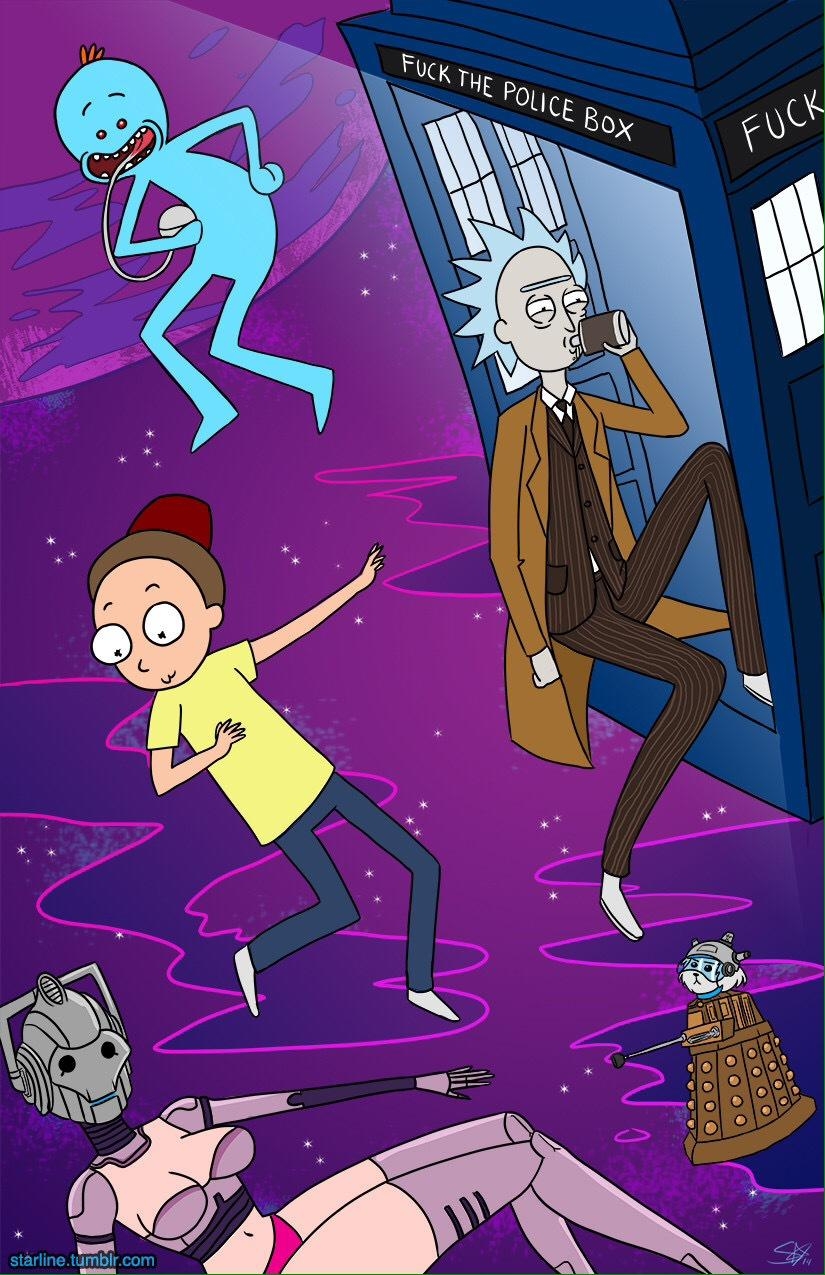 830x1280 The Rick and Morty Crossover Mashup Supreme, background, Phone