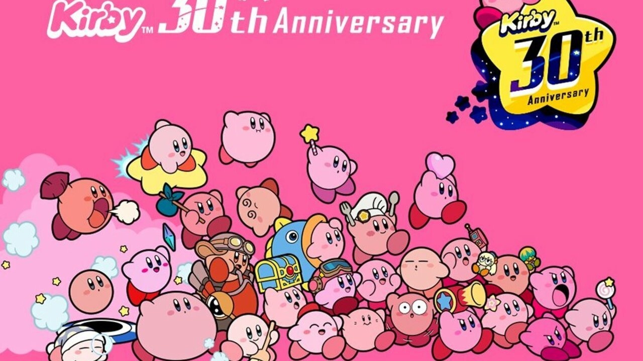 1280x720 Nintendo Releases An Awesome Wallpaper To Celebrate Kirby's 30th Anniversary, Desktop