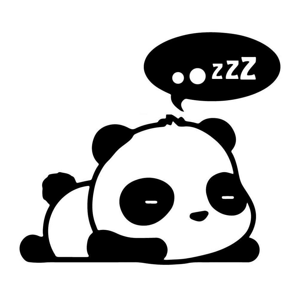 960x960 Sleepy Panda. Cute panda drawing, Panda art, Kawaii panda, Phone