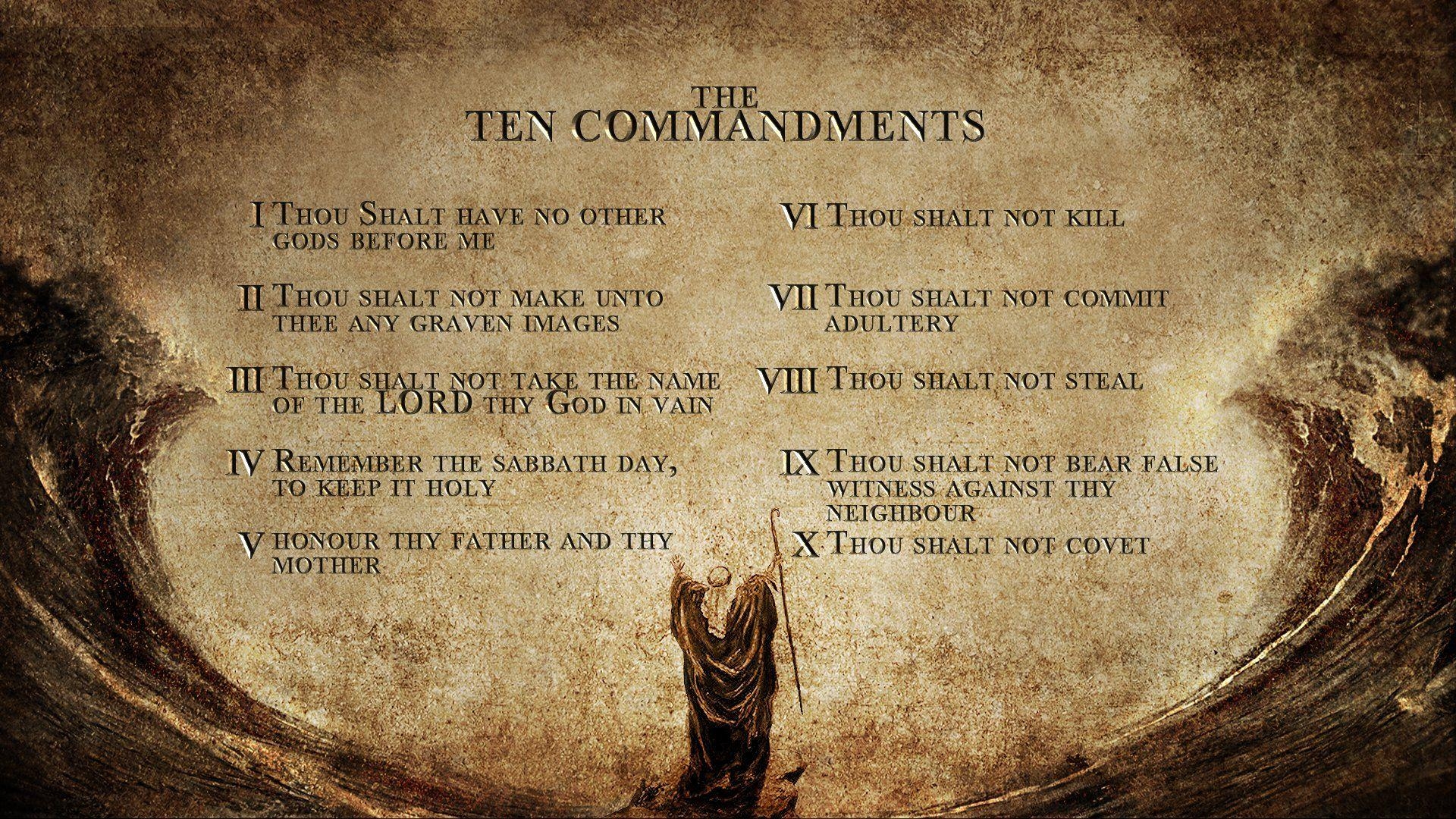 1920x1080 Ten Commandments Wallpaper 864958, Desktop