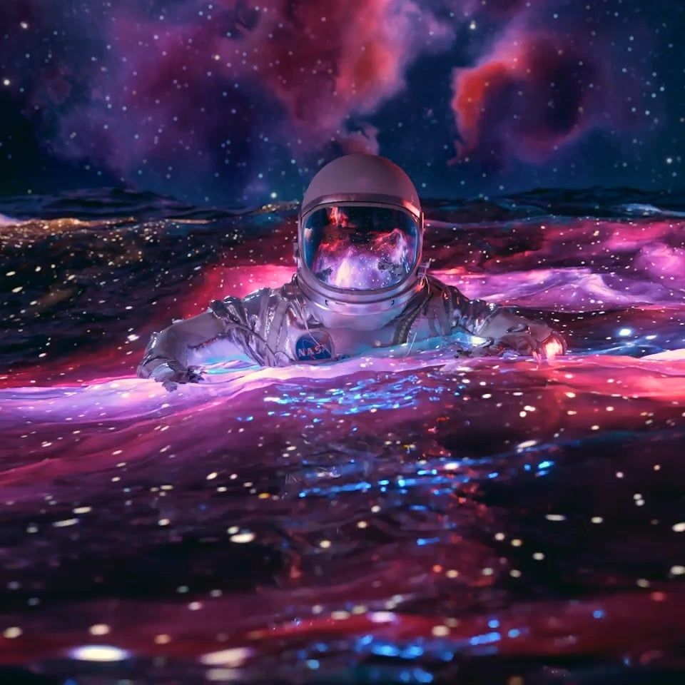 960x960 This Animation Called Floating In Space By Redditor U Visualdon, Phone