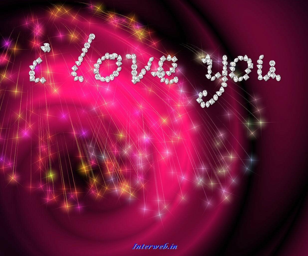 1240x1030 3D Name Wallpaper I Love You, Desktop