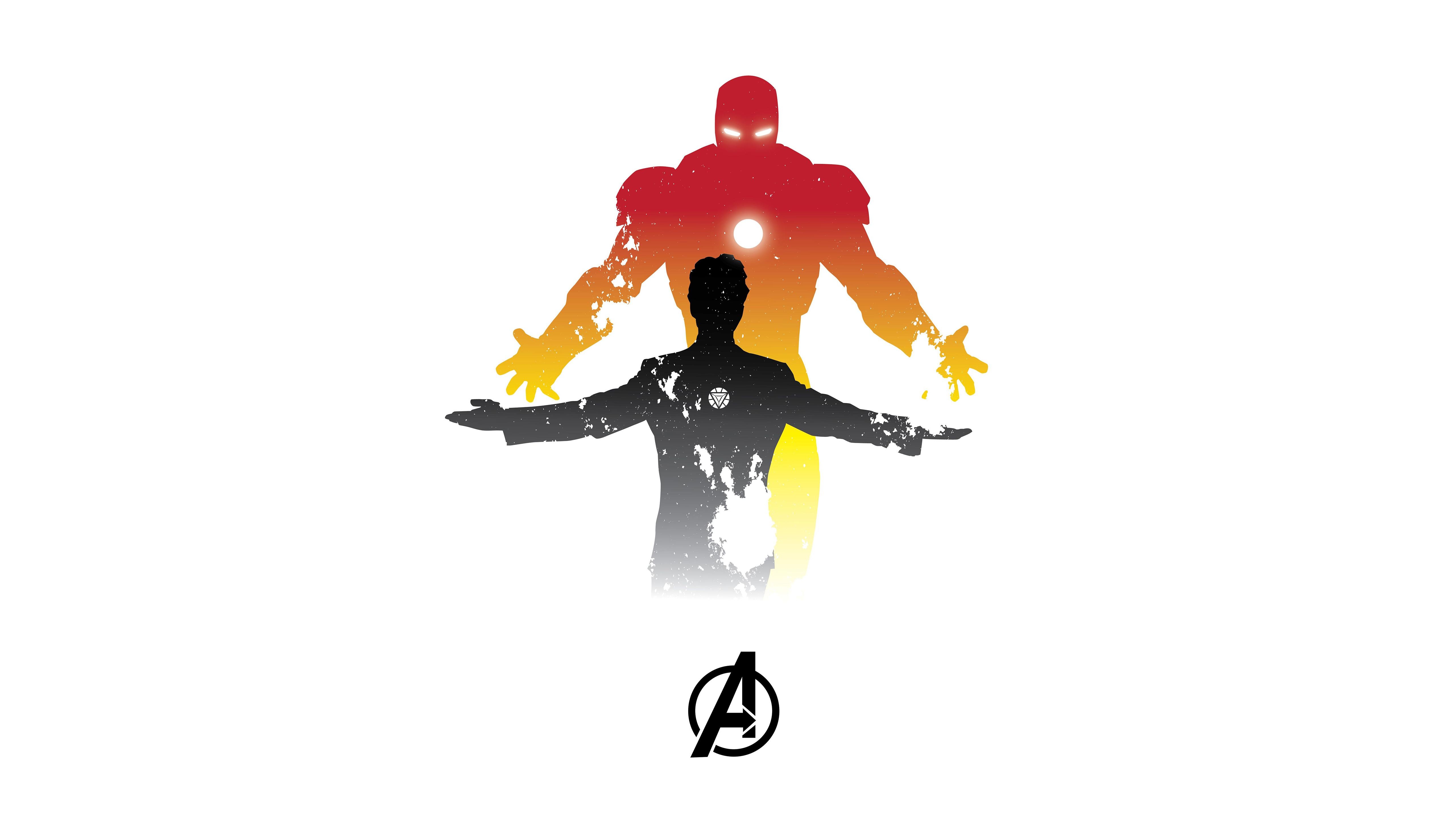 5120x2880 Iron Man Tony Stark Minimal 5K Wallpaper, Desktop