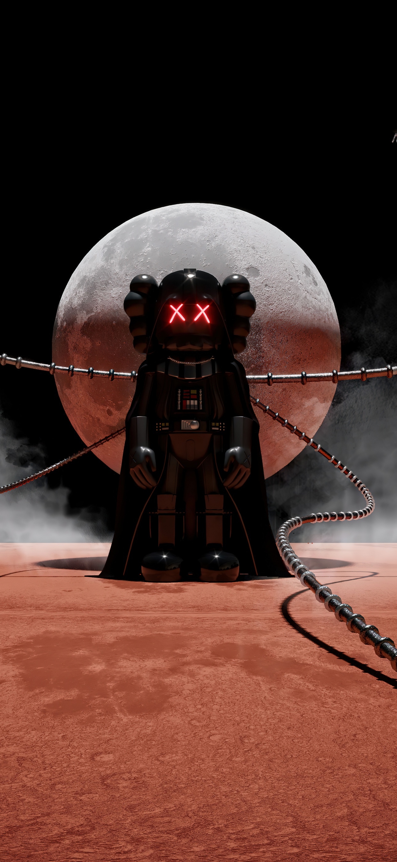 1290x2800 Kaws Wallpaper 4K, Darth Vader, Star Wars, 5K, Phone