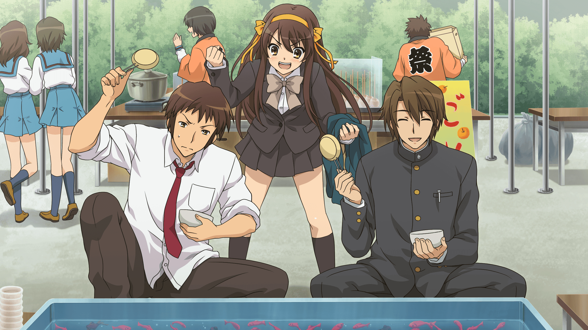 1920x1080 The Melancholy Of Haruhi Suzumiya HD Wallpaper. Background Image, Desktop