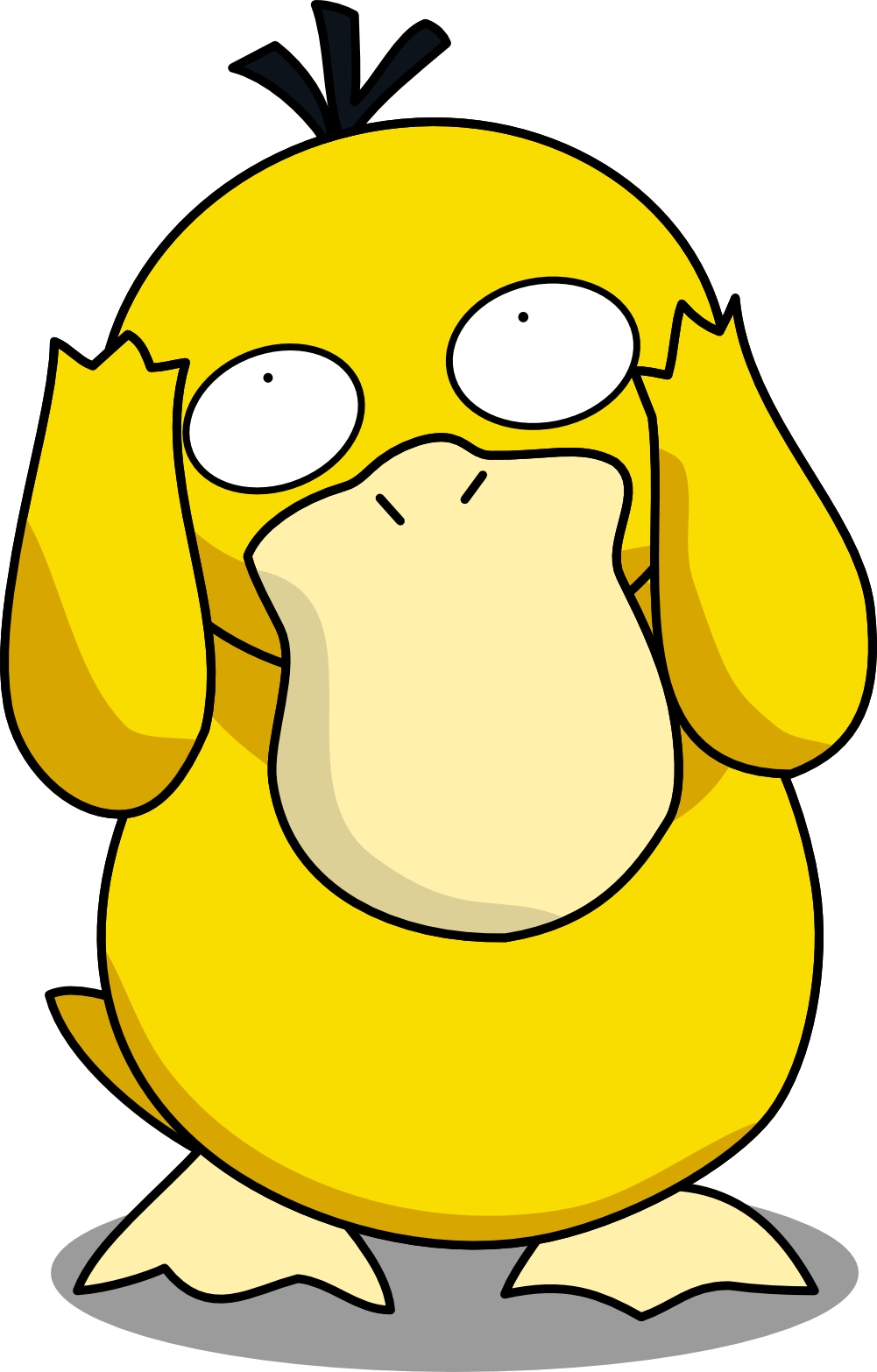 1010x1570 Silly Psyduck, Phone