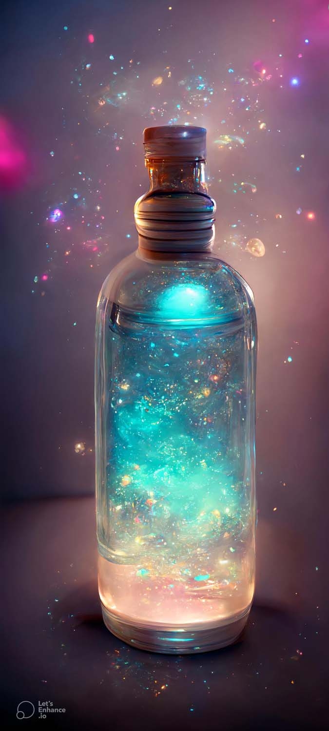 680x1500 Bottle of Magic iPhone Wallpaper HD, Phone