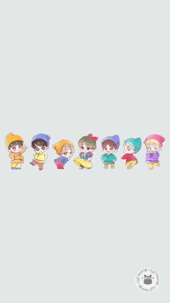 680x1200 BTS Chibi Wallpaper Free BTS Chibi Background, Phone