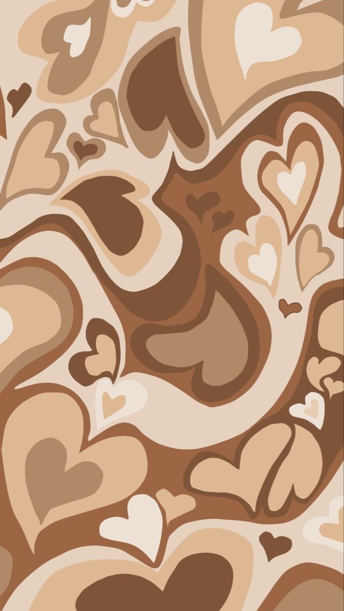 680x1200 brown heart iphone wallpaper. Heart iphone wallpaper, Brown wallpaper, Beige wal. Heart iphone wallpaper, Color wallpaper iphone, iPhone wallpaper themes, Phone