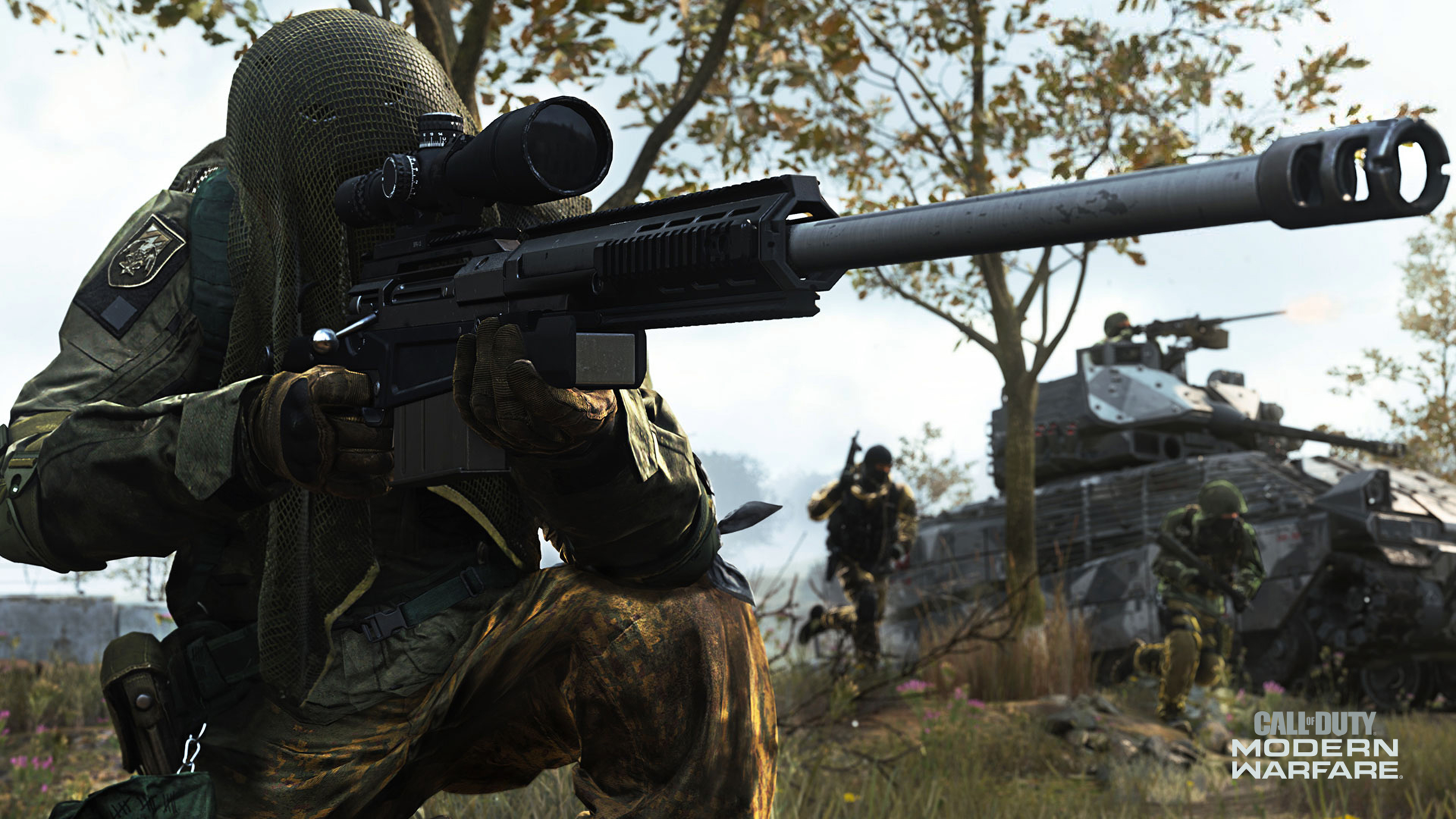 3840x2160 4K Modern Warefare Sniper Wallpaper ( 3840 x 2160 pixels ) #ModernWarfare, Desktop