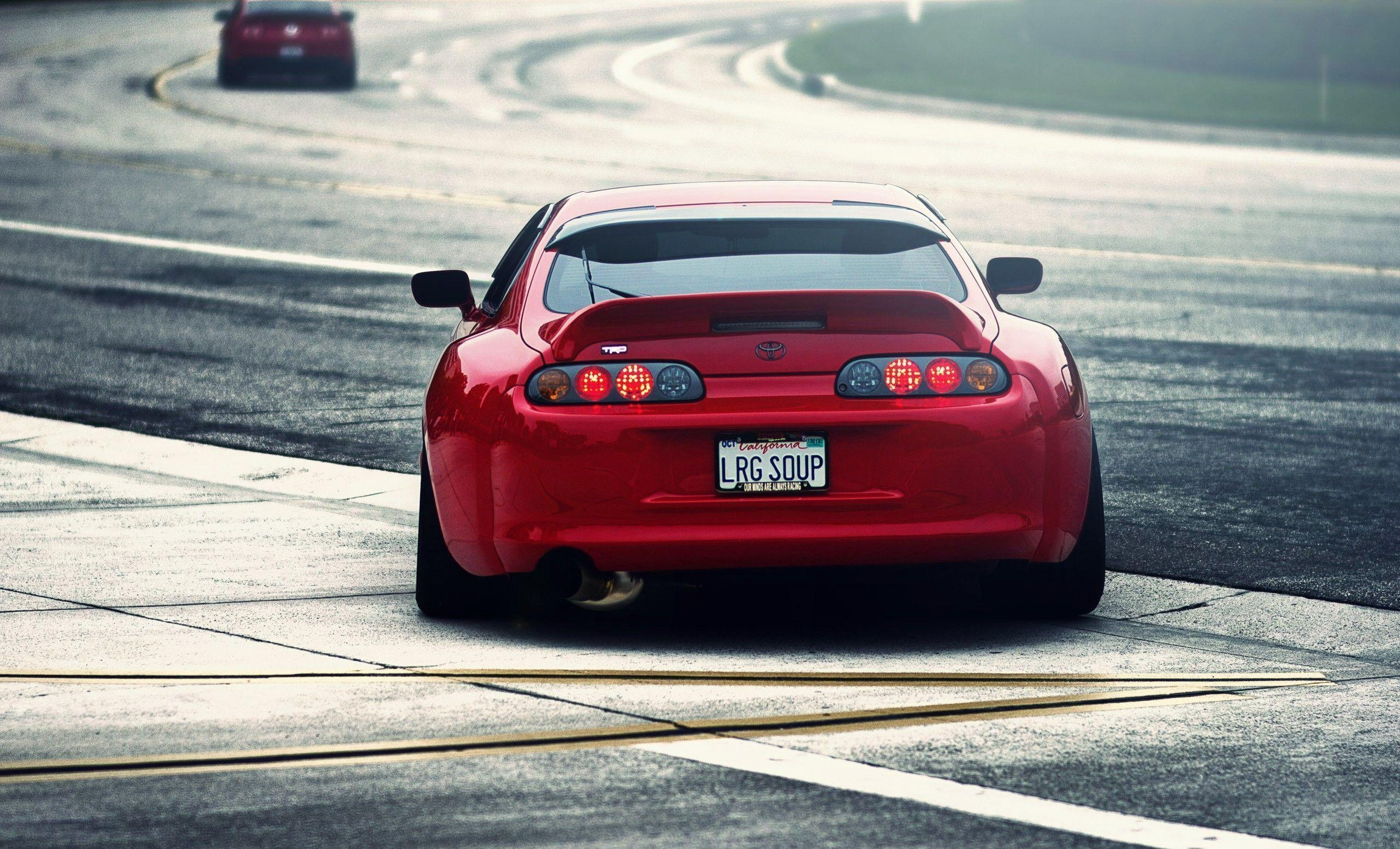 2560x1560 red, cars, Toyota Supra, stance, jdm, TRD wallpaper, Desktop