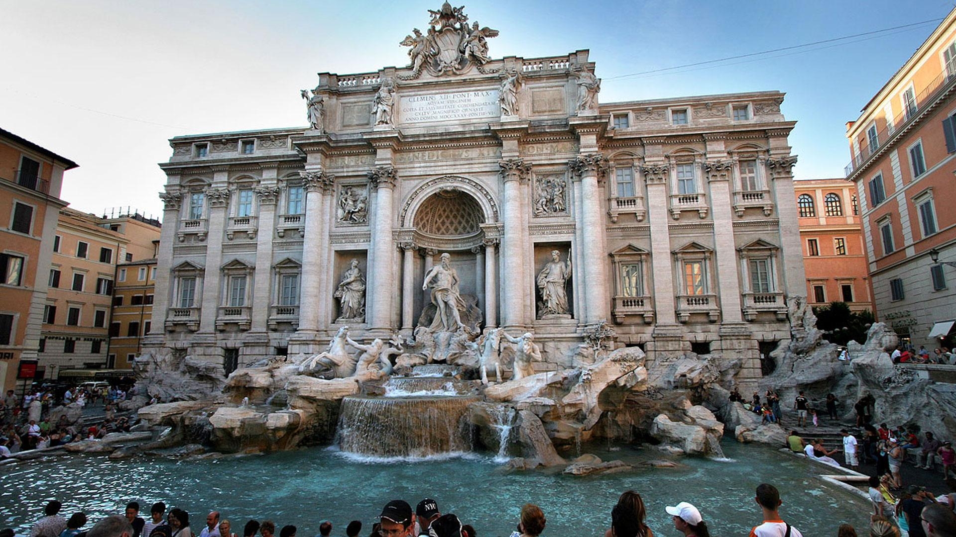 1920x1080 Trevi Fountain HD Wallpaper, Background Image, Desktop