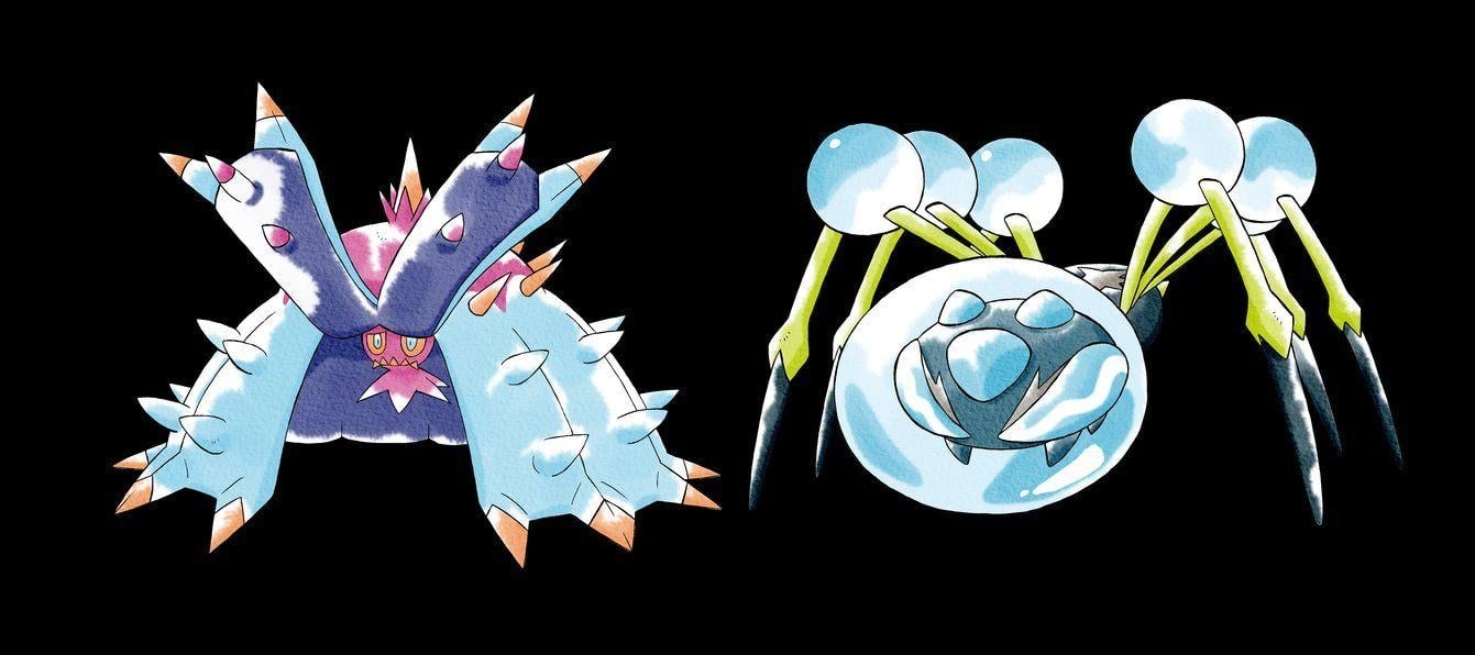 1350x600 Toxapex Araquanid Old Sugimori Style, Dual Screen