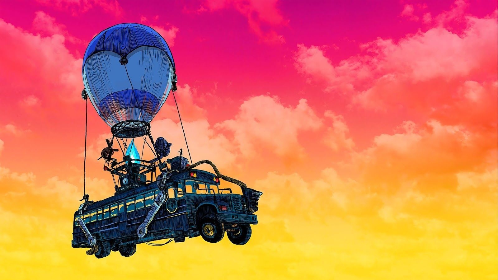 1600x900 fortnite bus wallpaper 4k. Poster prints, Landscape poster, Poster wall, Desktop