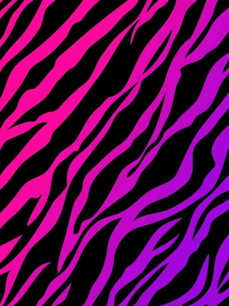 770x1030 purple and pink zebra wallpaper. Ana's room. Zebra, Phone