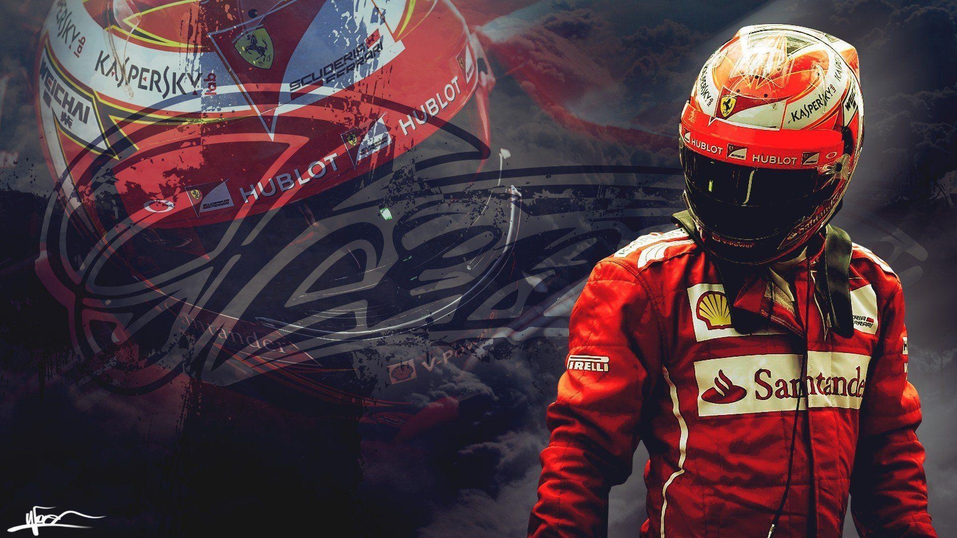 1920x1080 Formula 1 Scuderia Ferrari Kimi Raikkonen, Desktop