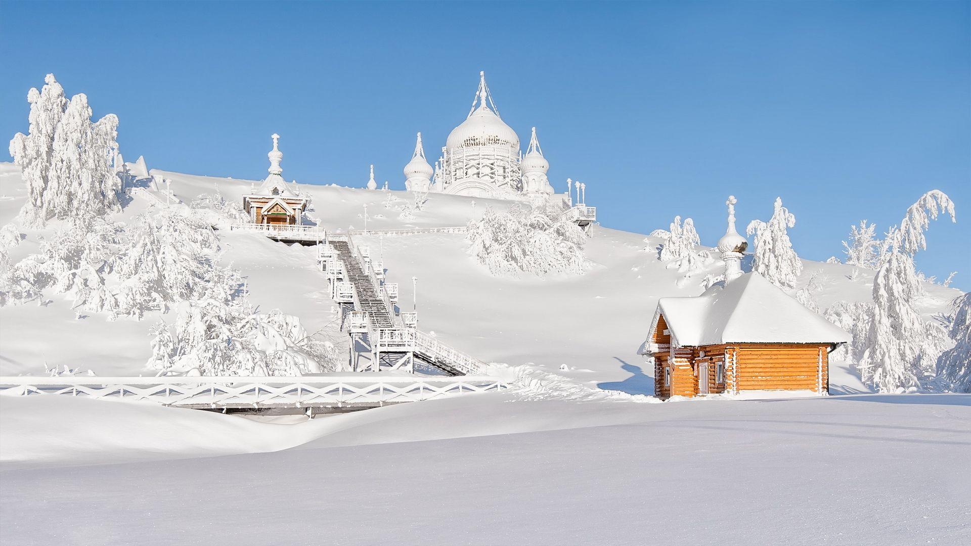 1920x1080 Beautiful snowy Russian winter (HD wallpaper), Desktop