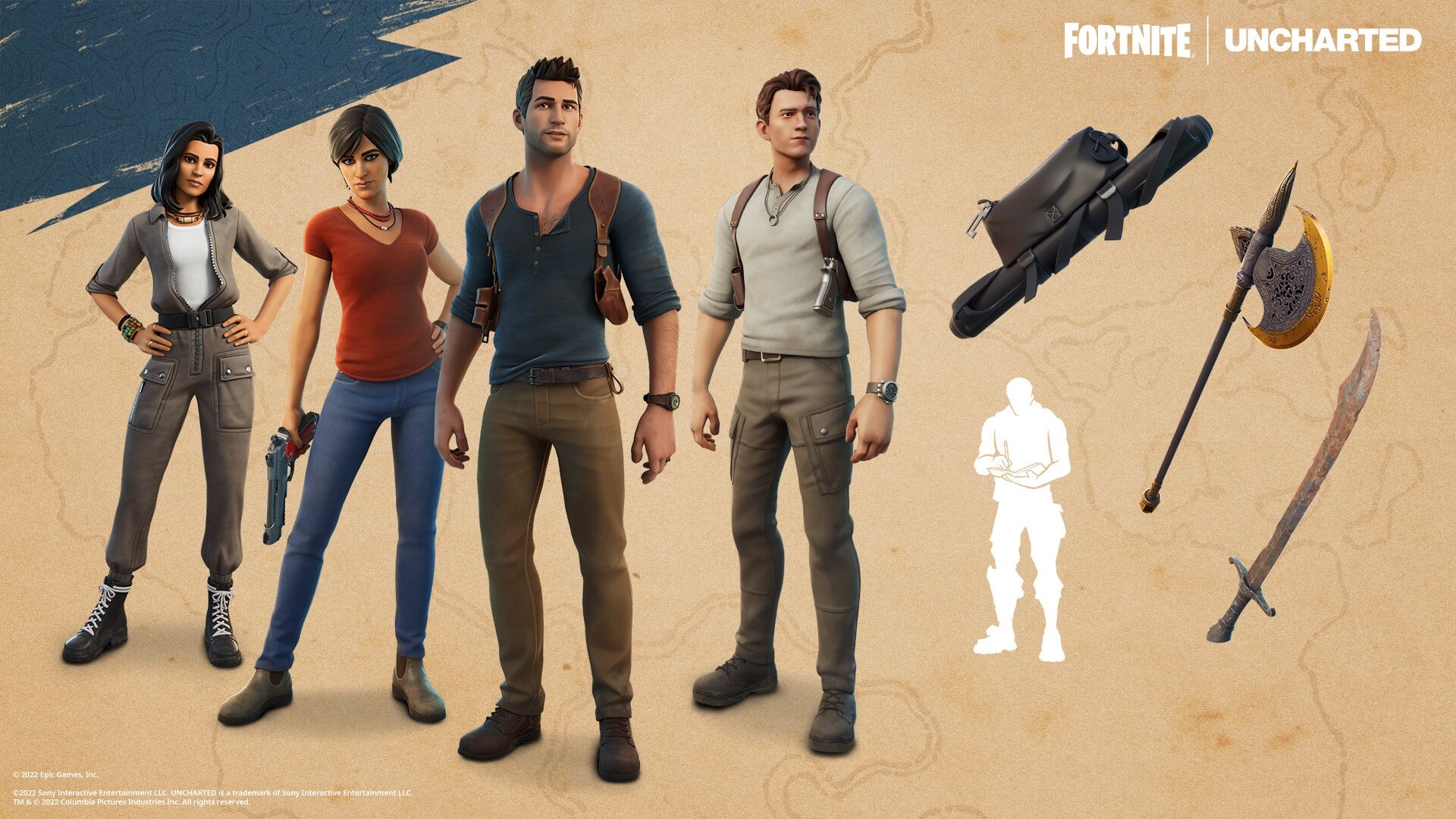 1920x1080 Nathan Drake Fortnite wallpaper, Desktop