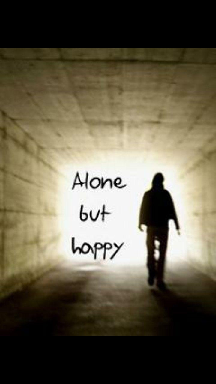 720x1280 I Am Alone But Happy Picture, Phone