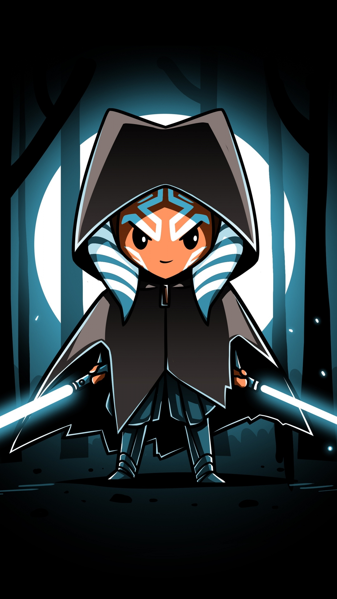 1080x1920 Download wallpaper  star wars, ahsoka tano, jedi, 1080p wallpaper, samsung galaxy s s note, sony xperia z, z z z htc one, lenovo vibe, google pixel oneplus honor, Phone