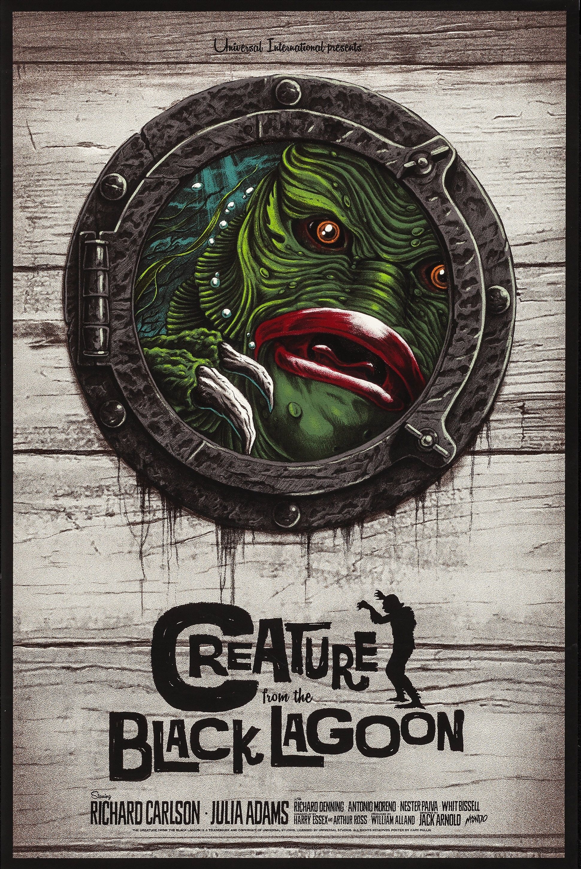 1940x2900 Creature from the Black Lagoon (1954) [] 2018 limited edition poster, Phone