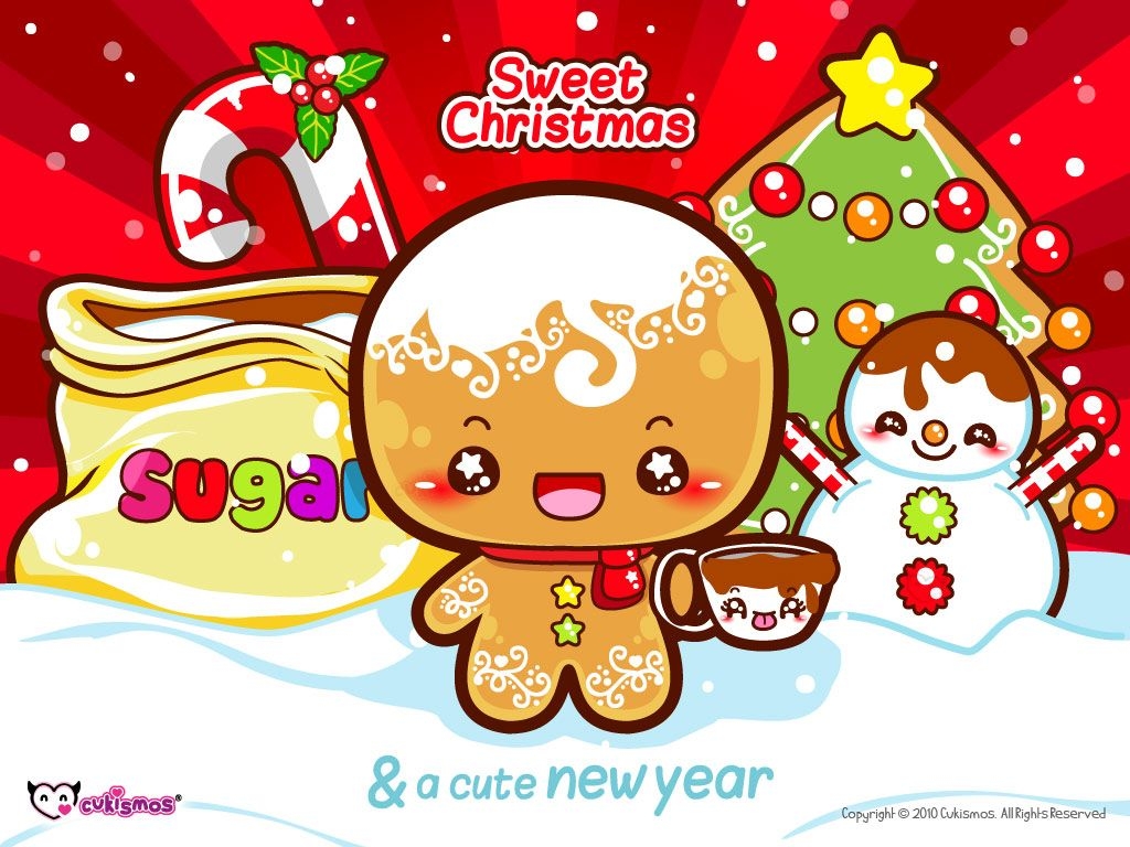 1030x770 Have a Sweet Christmas! Cute Kawaii!!, Desktop