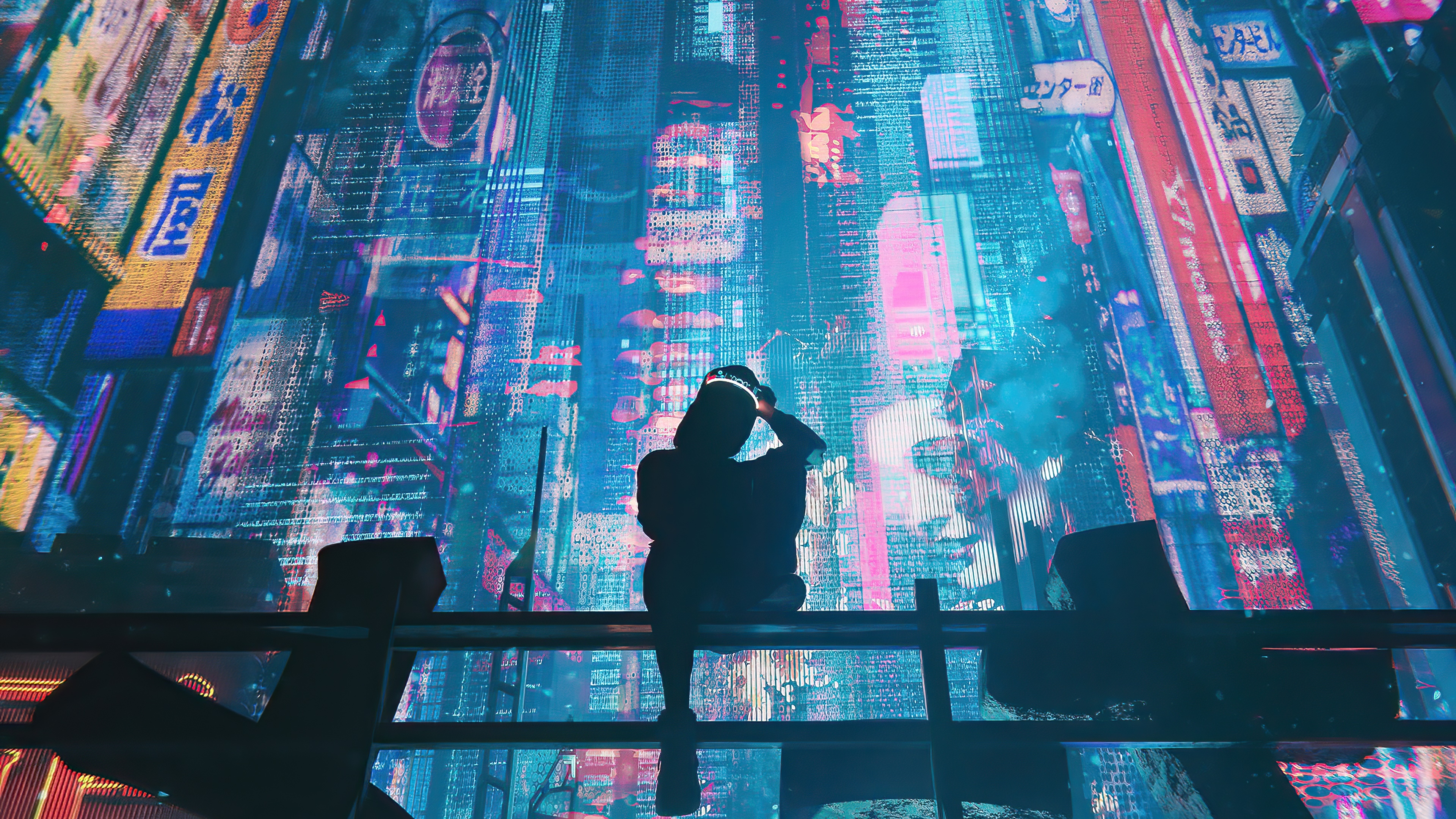 3840x2160 cyberpunk, scifi, neon, artist, artwork, digital art, hd, 4k Gallery HD Wallpaper, Desktop