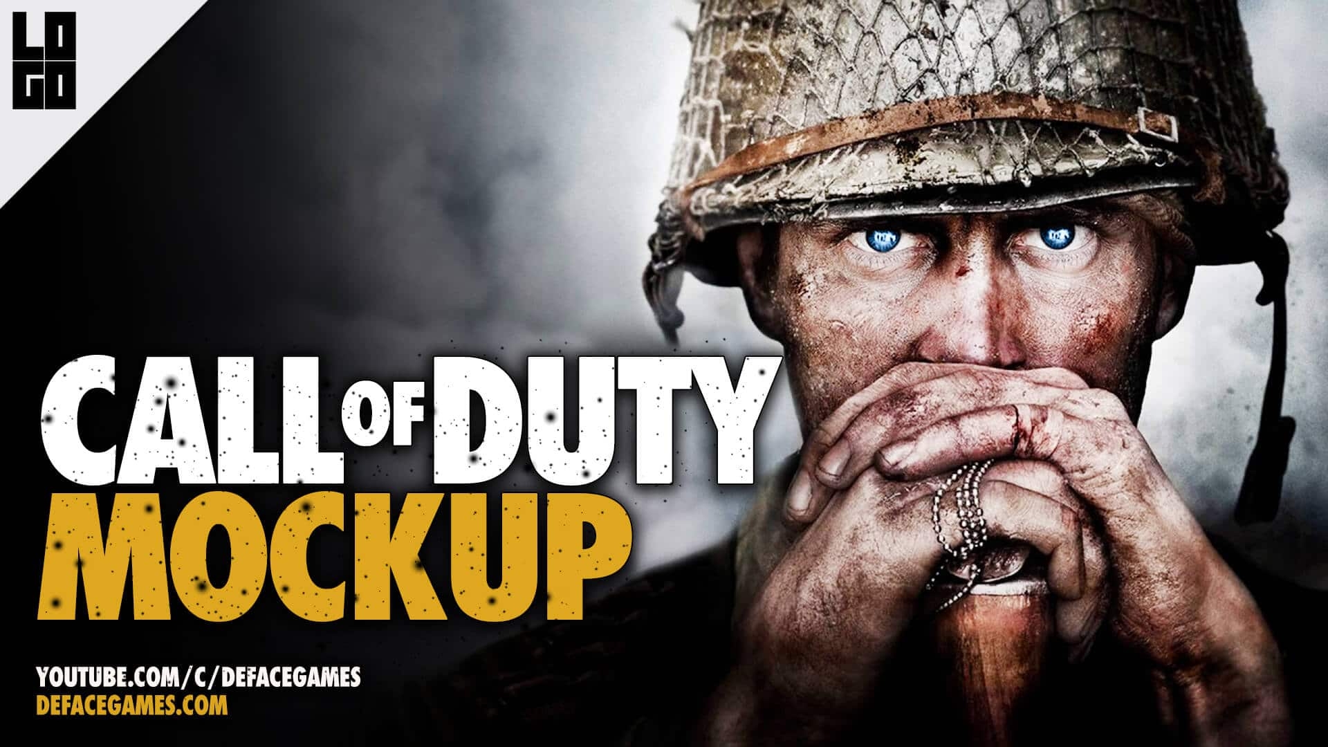 1920x1080 Call of Duty WW2 Poster and Thumbnail PSD Freebie, Desktop