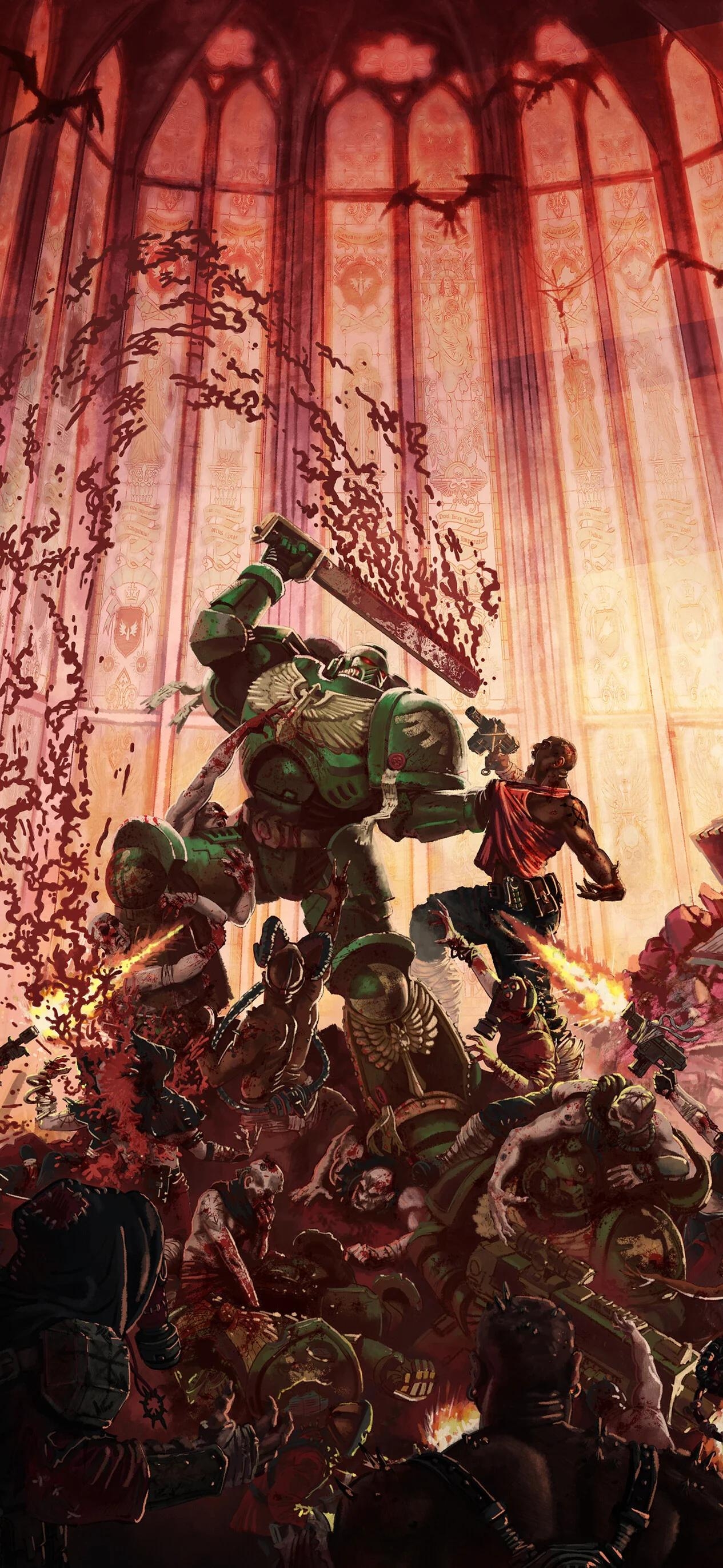 1270x2750 Warhammer 40k wallpaper, Phone