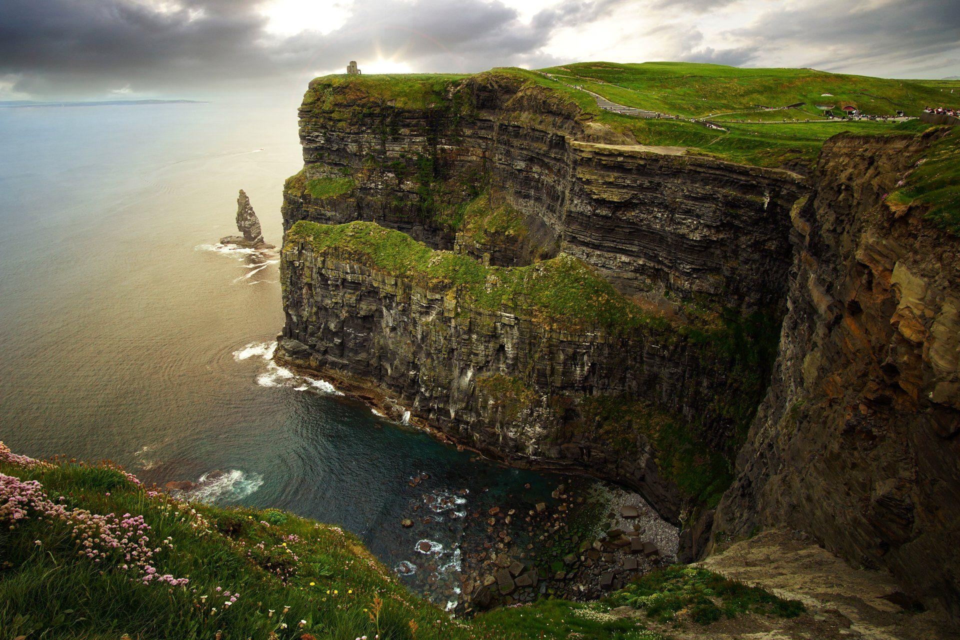 1920x1280 Earth Coastline Earth Coast Ireland Rock Cliff Ocean Sea Cliffs Of, Desktop