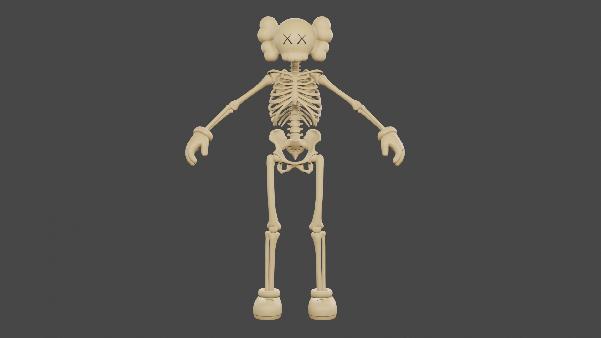 1920x1080 STL file KAWS SKELETON FORTNITE 2021・Model to download and 3D print・Cults, Desktop