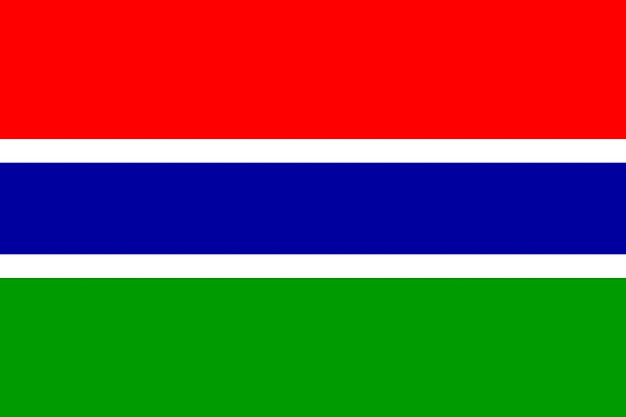 1280x860 Picture Gambia Flag Stripes, Desktop