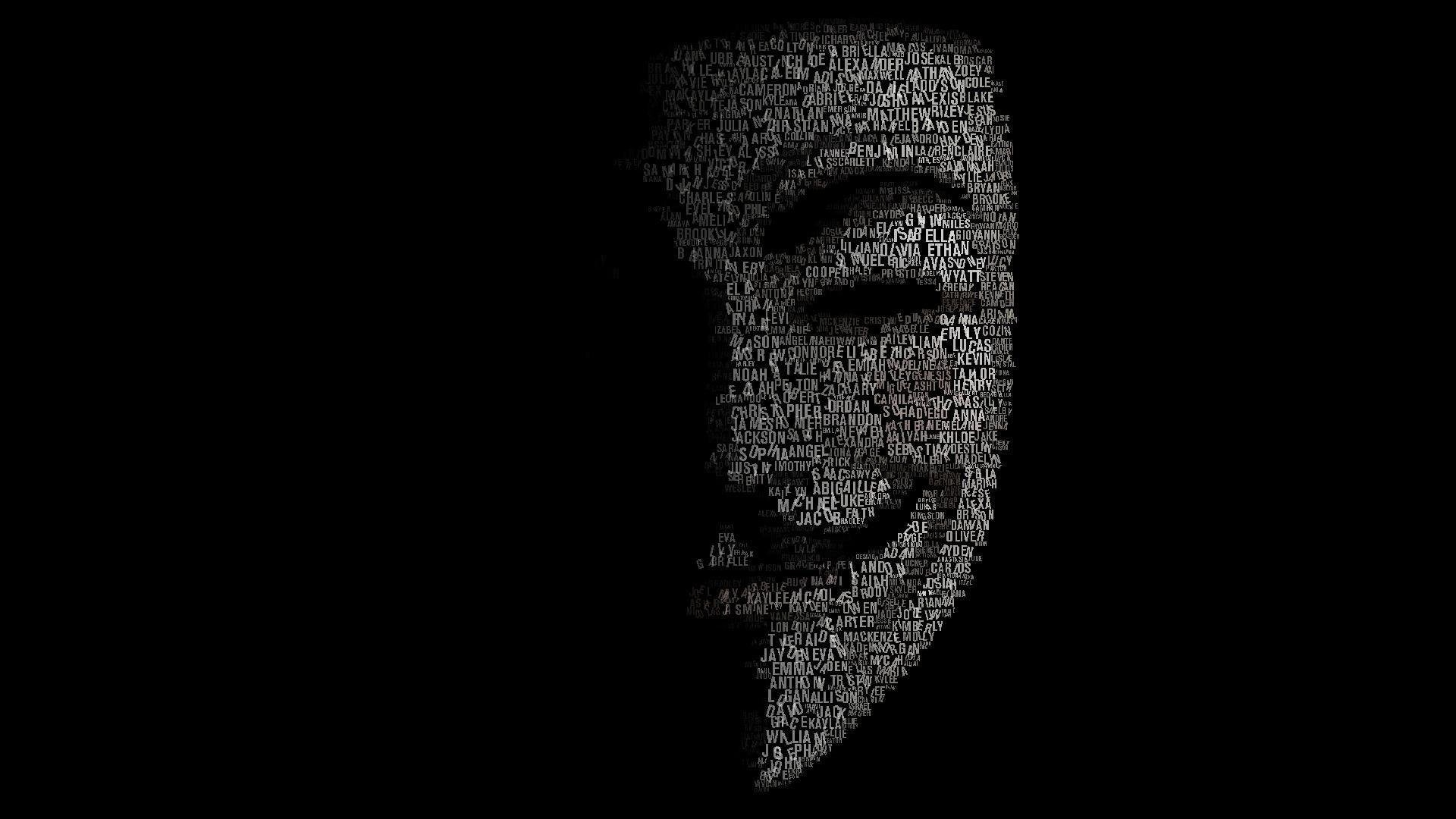 1920x1080 Anonymous Wallpaper Free Anonymous Background, Desktop