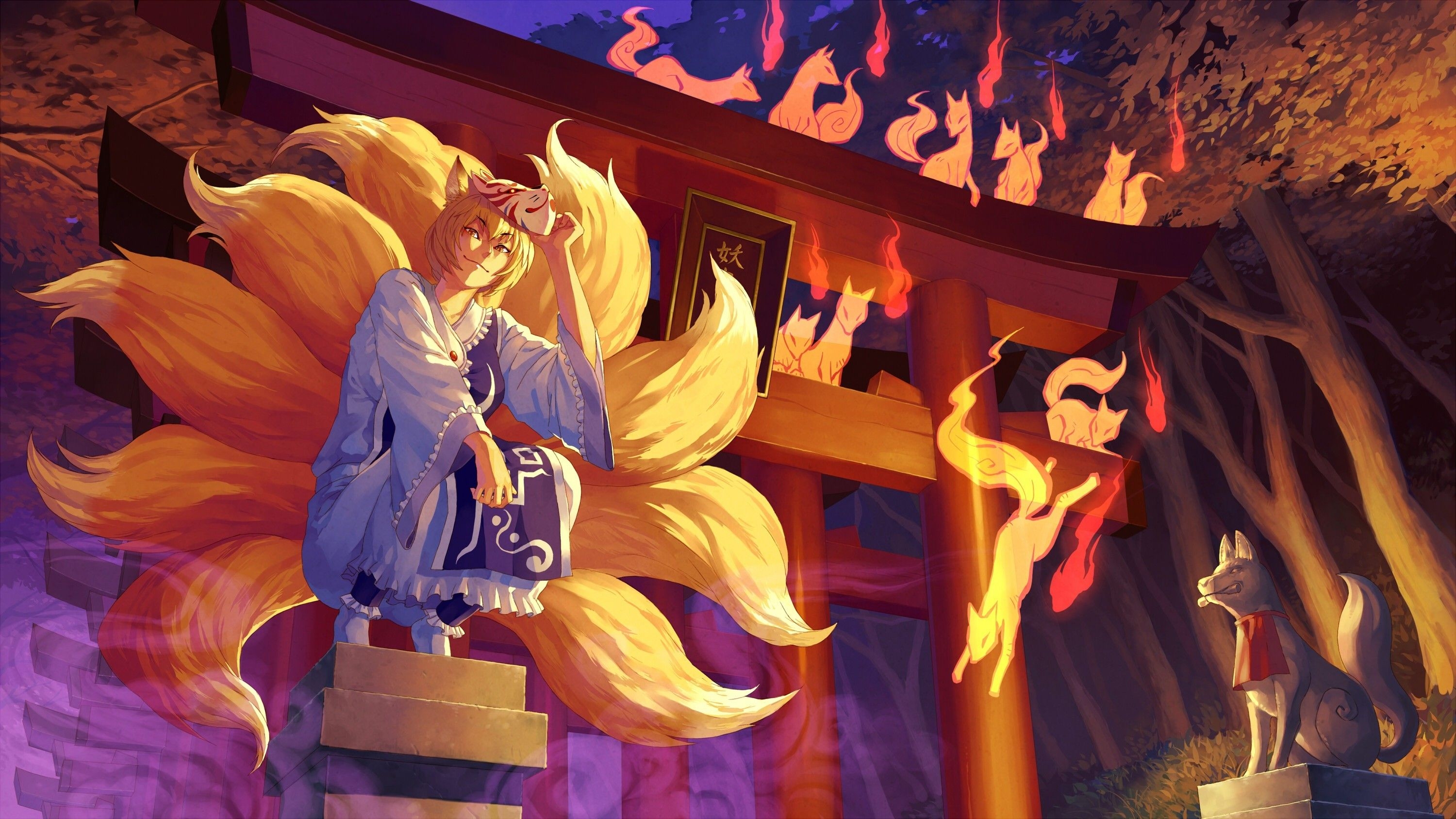 3000x1690 Kitsune121 Data Src Gorgerous Nine.wallpapertip.com, Desktop
