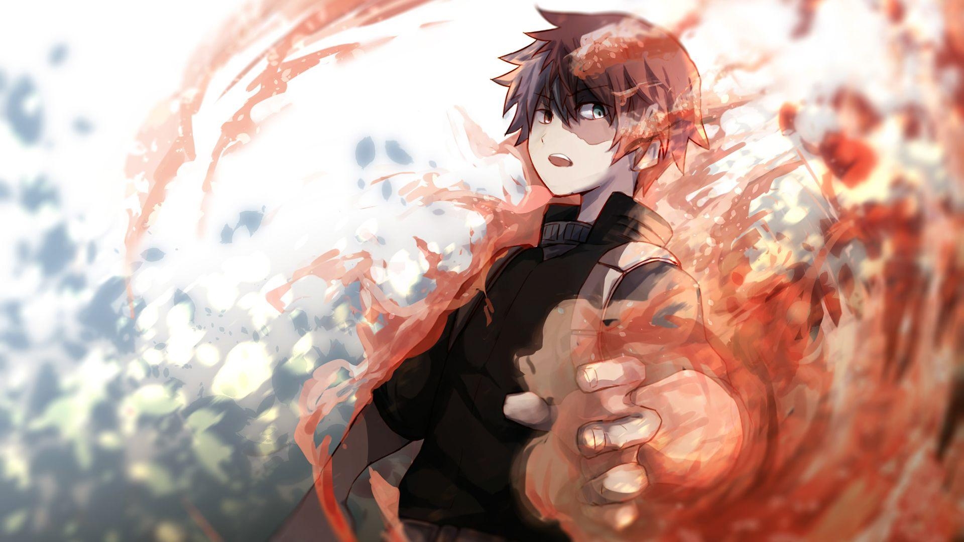 1920x1080 Shouto Todoroki Flame Boku no Hero A. Wallpaper, Desktop