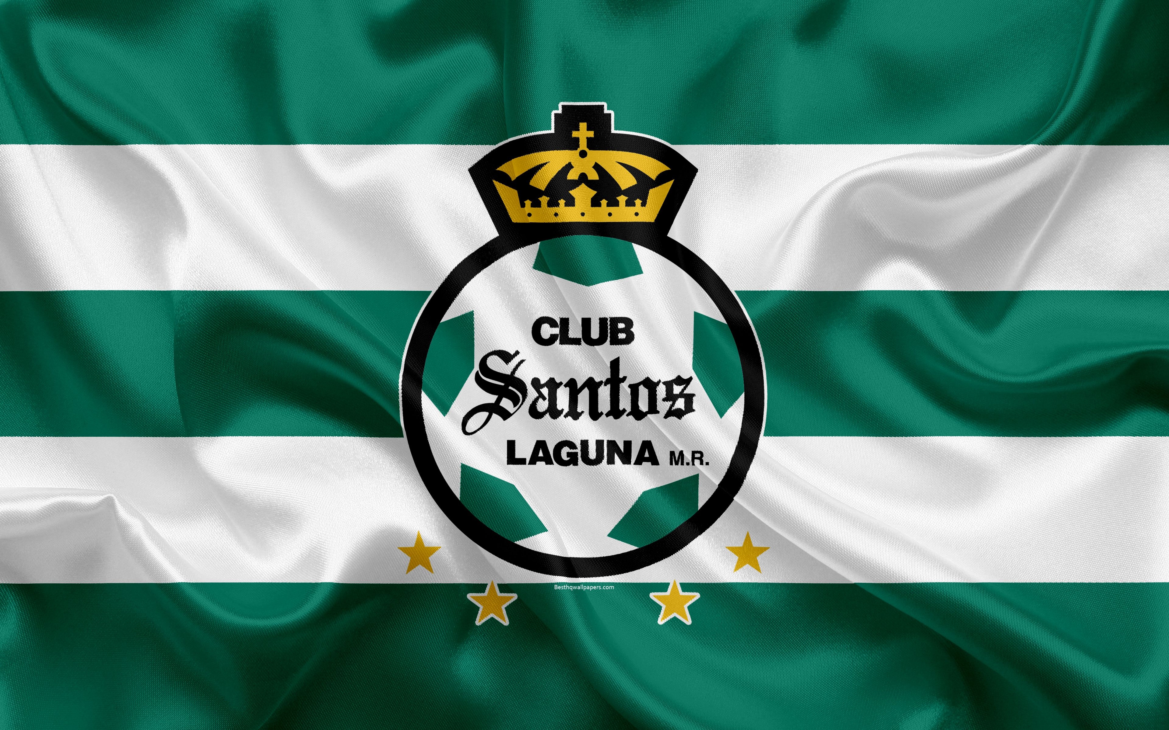 3840x2400 Download wallpaper Santos Laguna FC, 4k, Mexican Football Club, Desktop