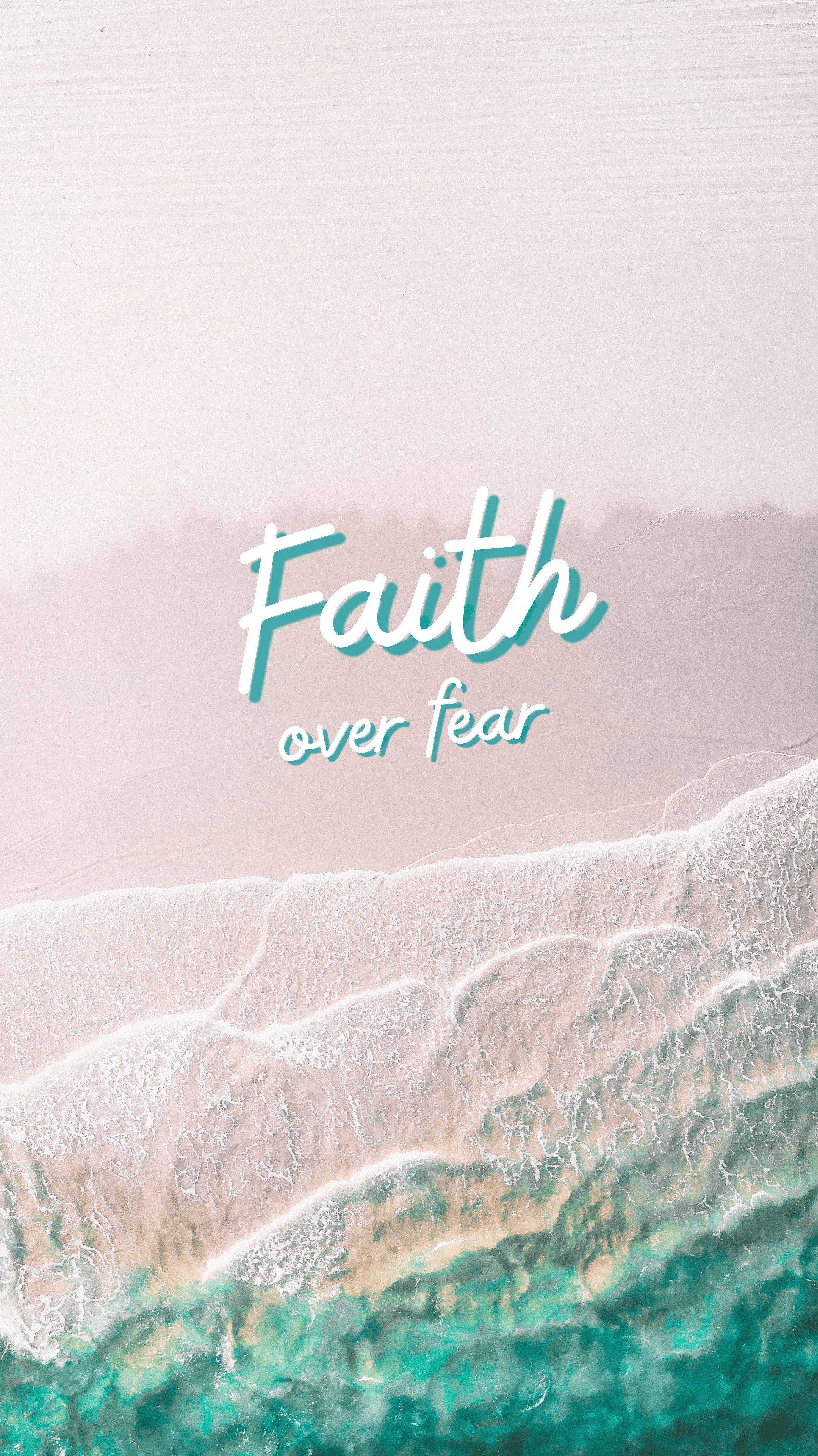 2370x4200 FREE Downloadable Scripture Themed Wallpaper for Mobile Over Fear, Phone