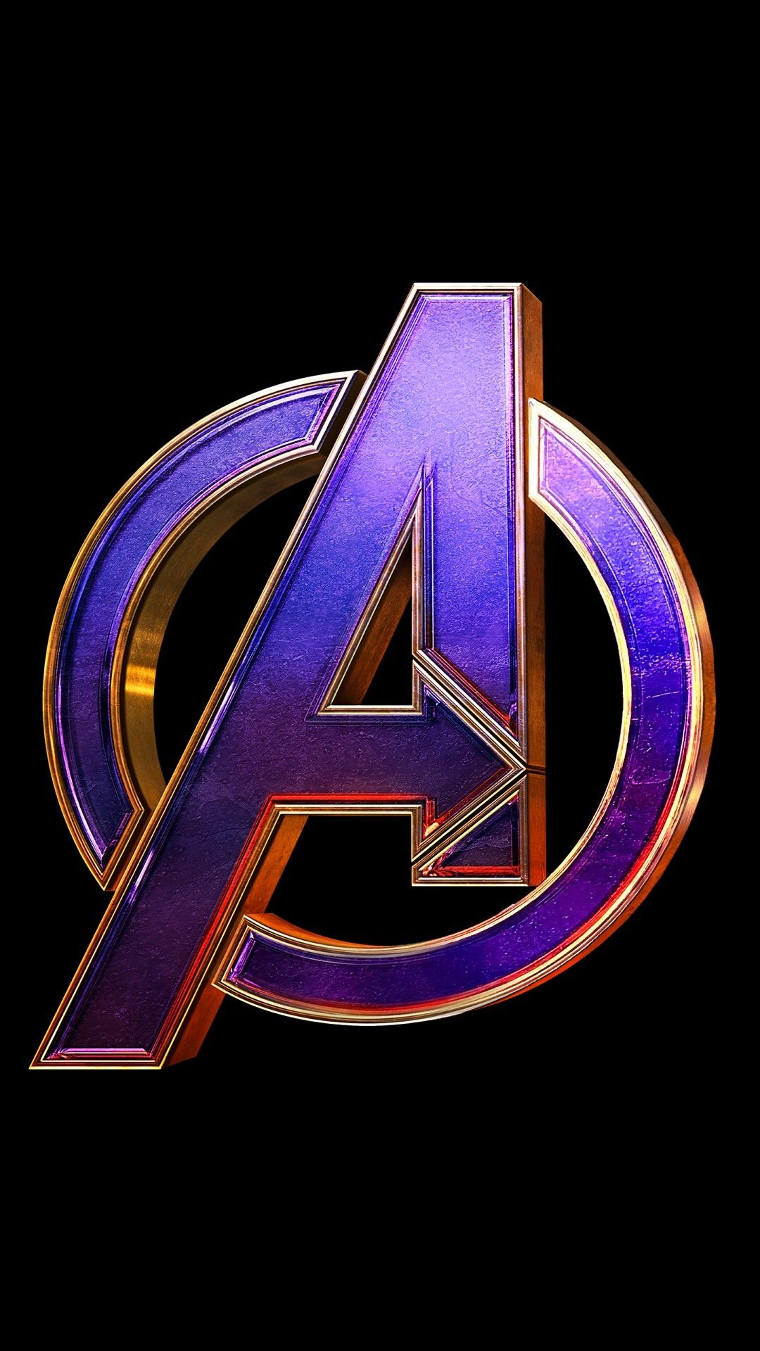 1080x1920 Avengers Endgame Logo 5K Wallpaper, Phone