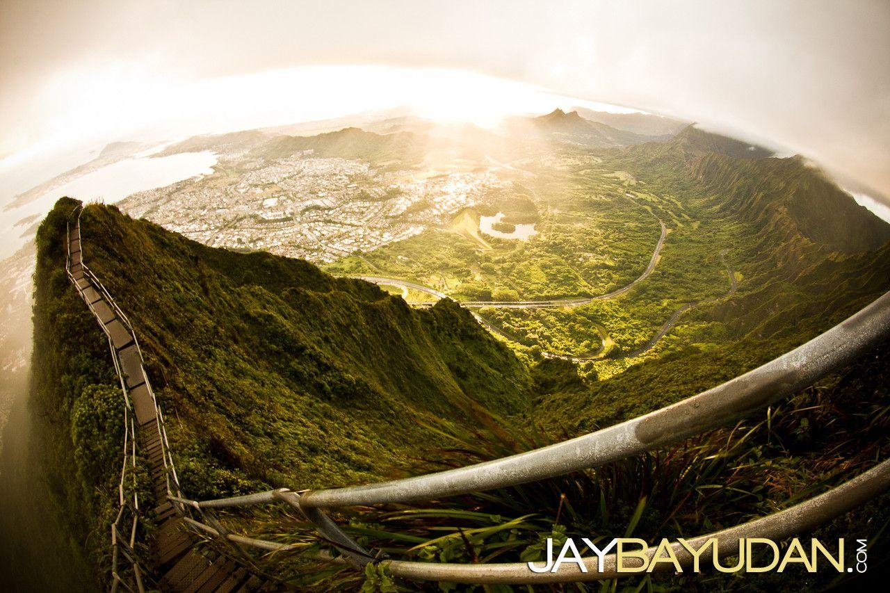 1280x860 Sunrise in Hawaii from Stairway to Heaven, Desktop