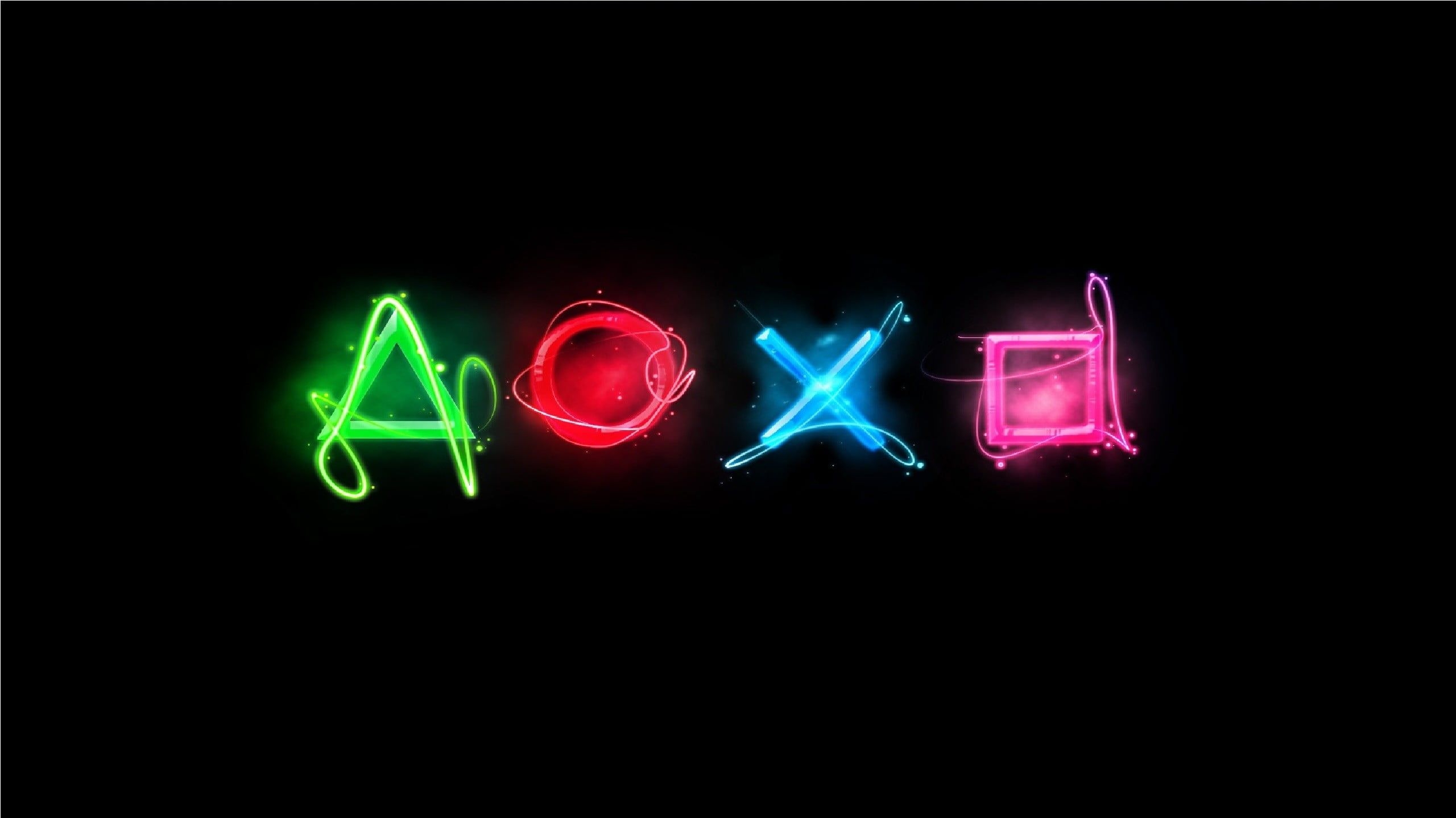 2560x1440 red, blue, pink, and green Playstation controller logo #PlayStation K # wallpaper. Gaming wallpaper, Laptop wallpaper desktop wallpaper, Pc desktop wallpaper, Desktop