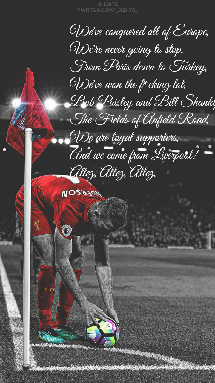 720x1280 Liverpool mobile wallpaper with new chant: LiverpoolFC, Phone