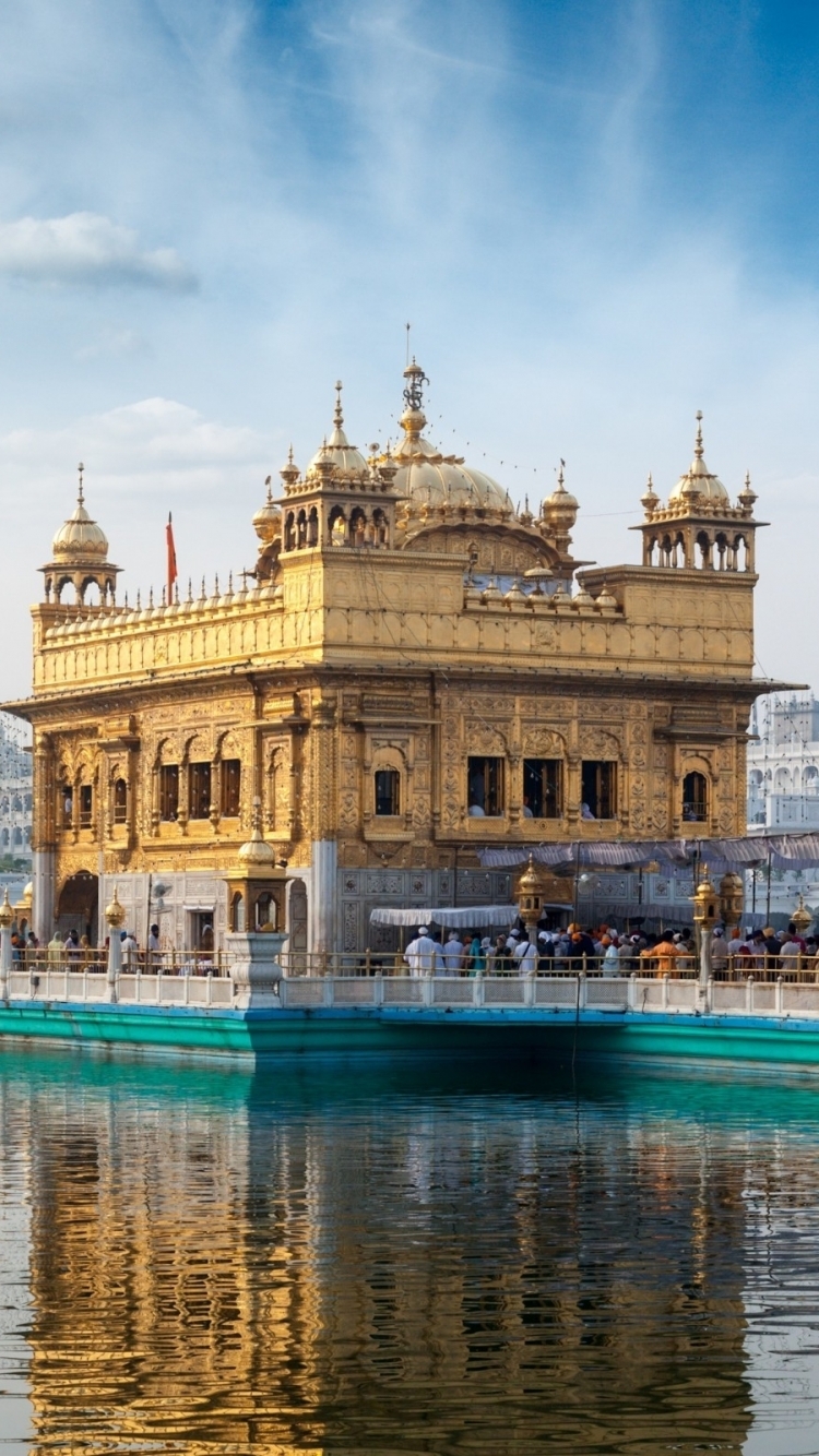 750x1340 Download Harmandir Sahib wallpaper, Phone