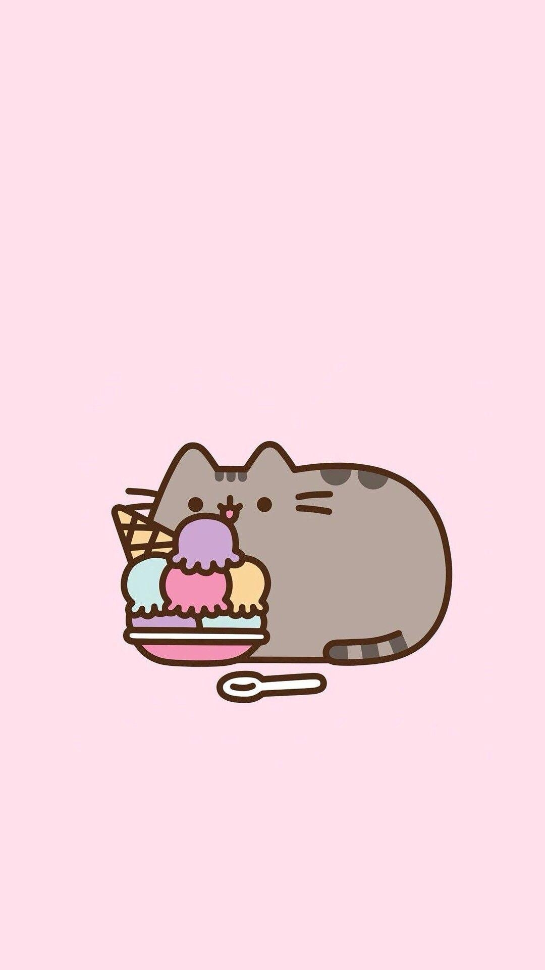 1080x1920 Pusheen Wallpaper, Phone