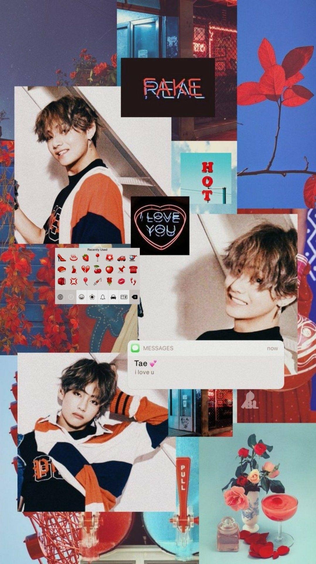 1080x1920 Taehyung Aesthetic Wallpaper / Credits to twitter, Phone