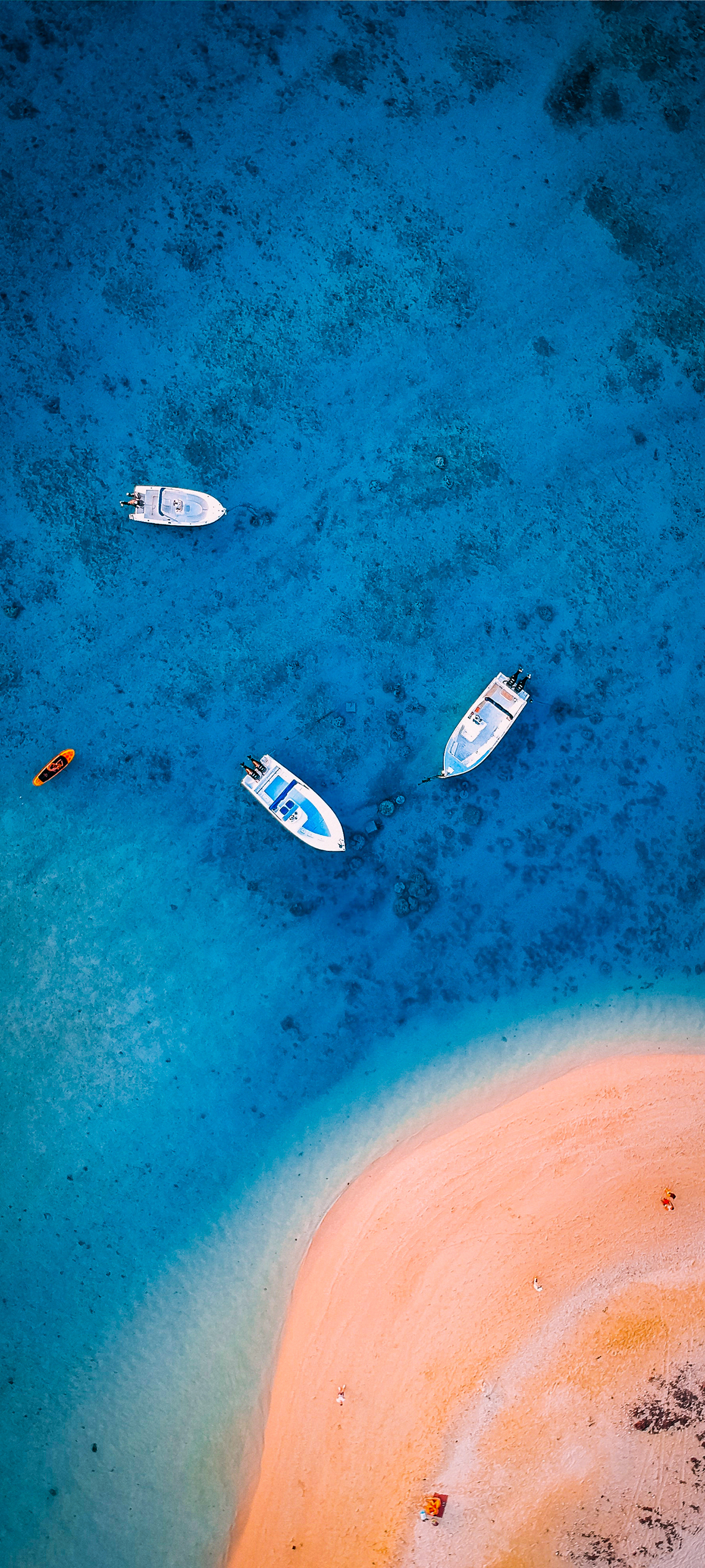 1220x2700 Aerial boat photography wallpaper, Phone