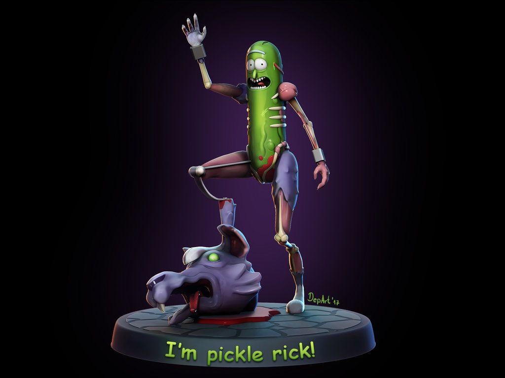 1030x770 Pickle Rick, Desktop