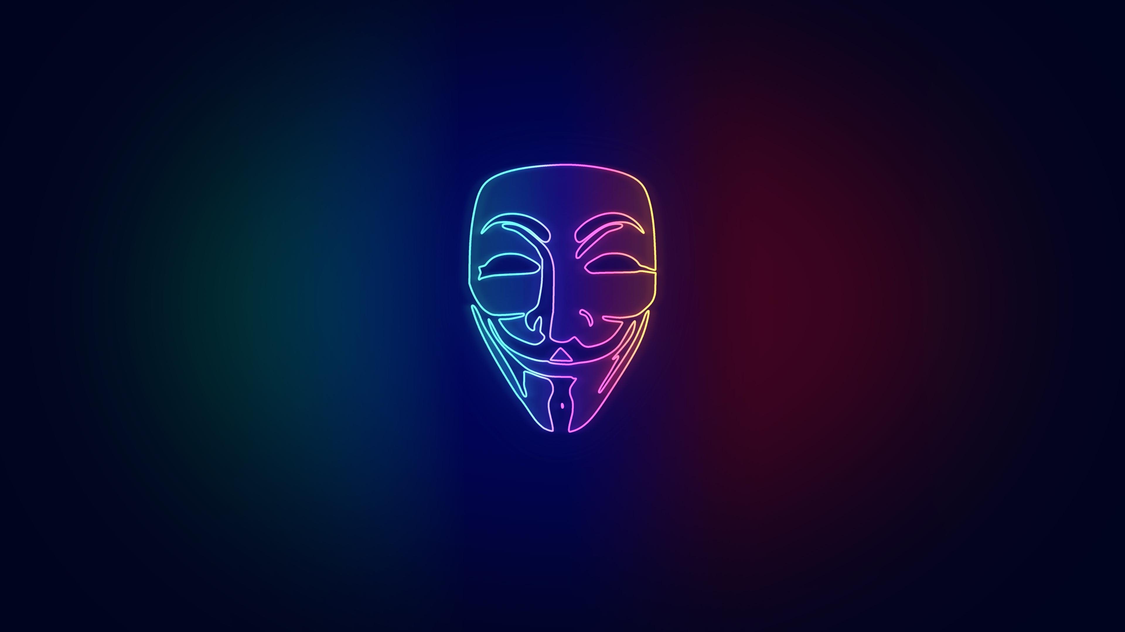 3840x2160 Anonymous 4K wallpaper for your desktop or mobile screen free and easy to download, Desktop