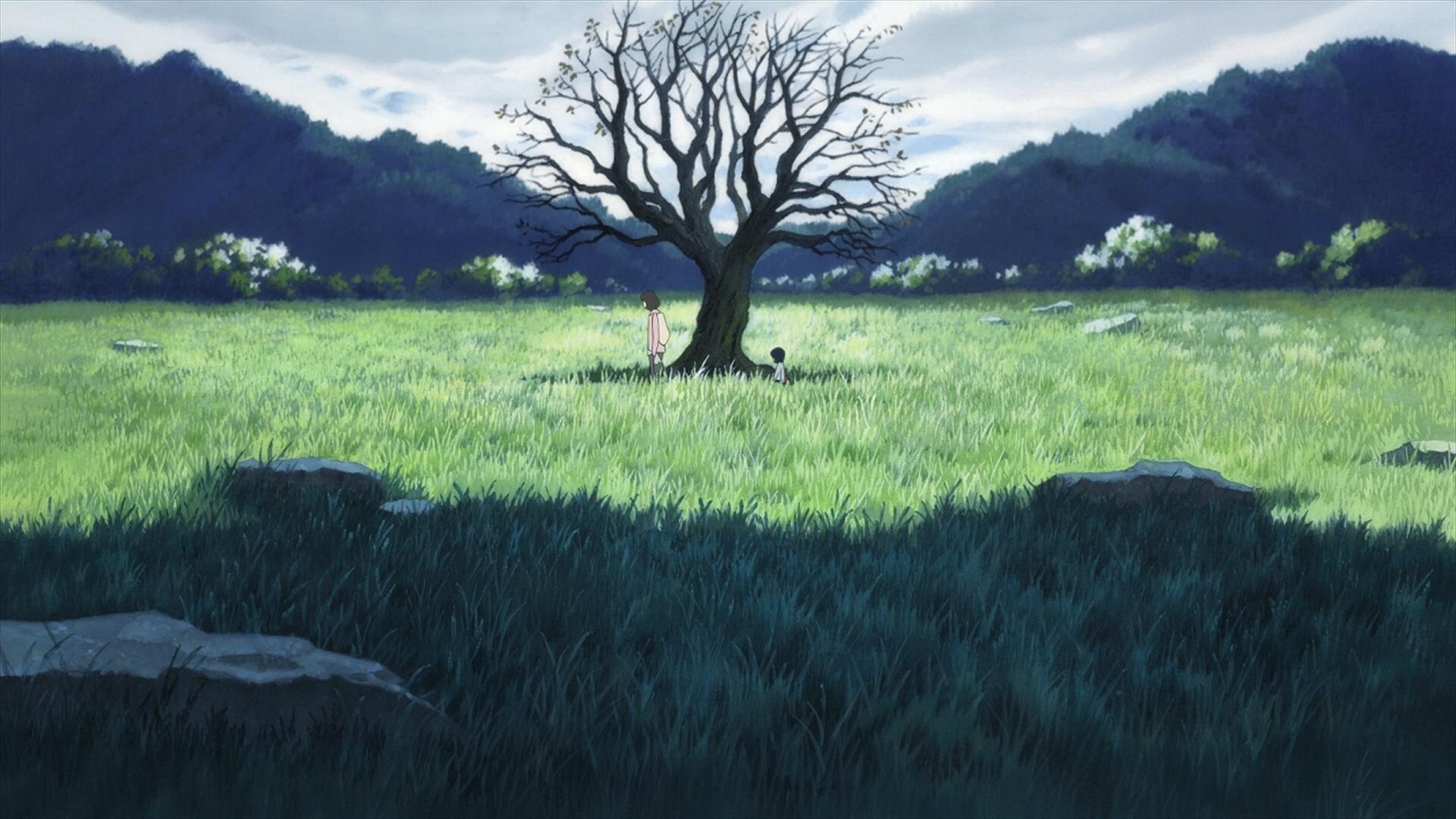 1920x1080 Wolf Children Scenery, Desktop